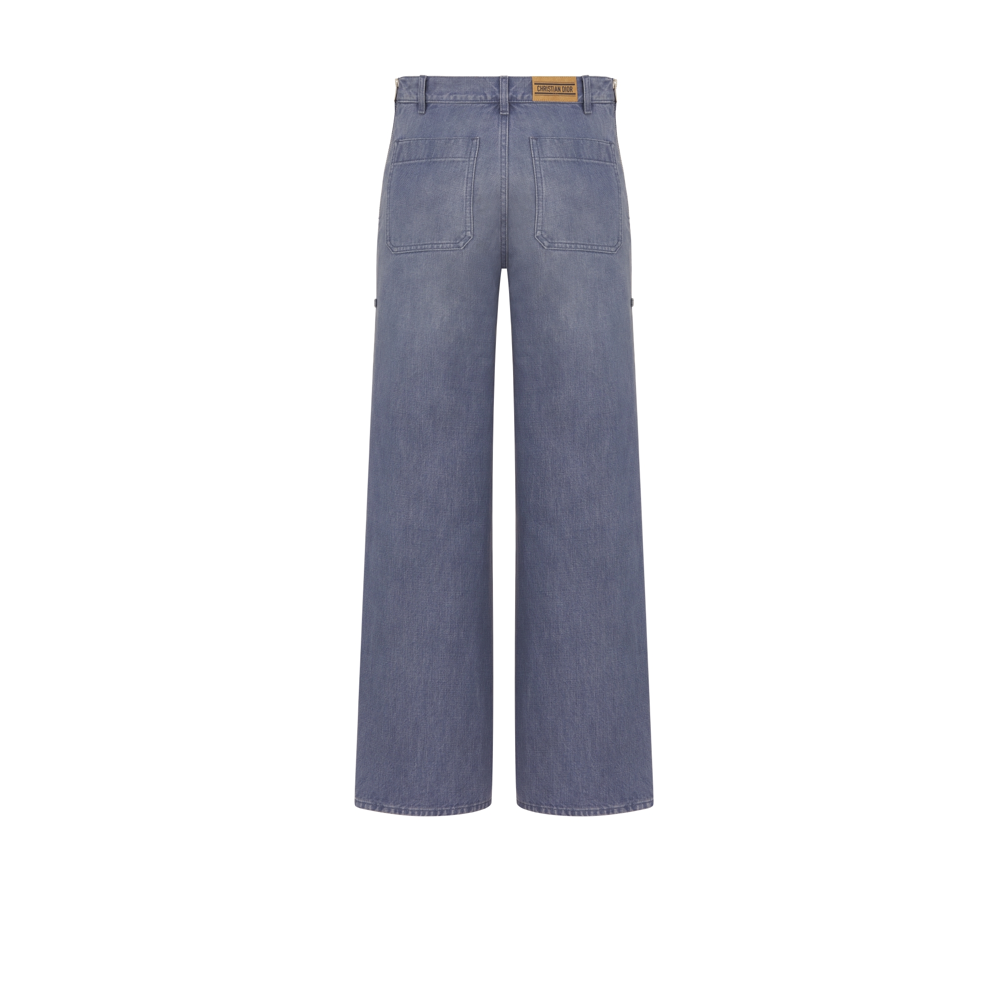 Regular-Fit Jeans Purple Stonewashed Cotton Denim E08