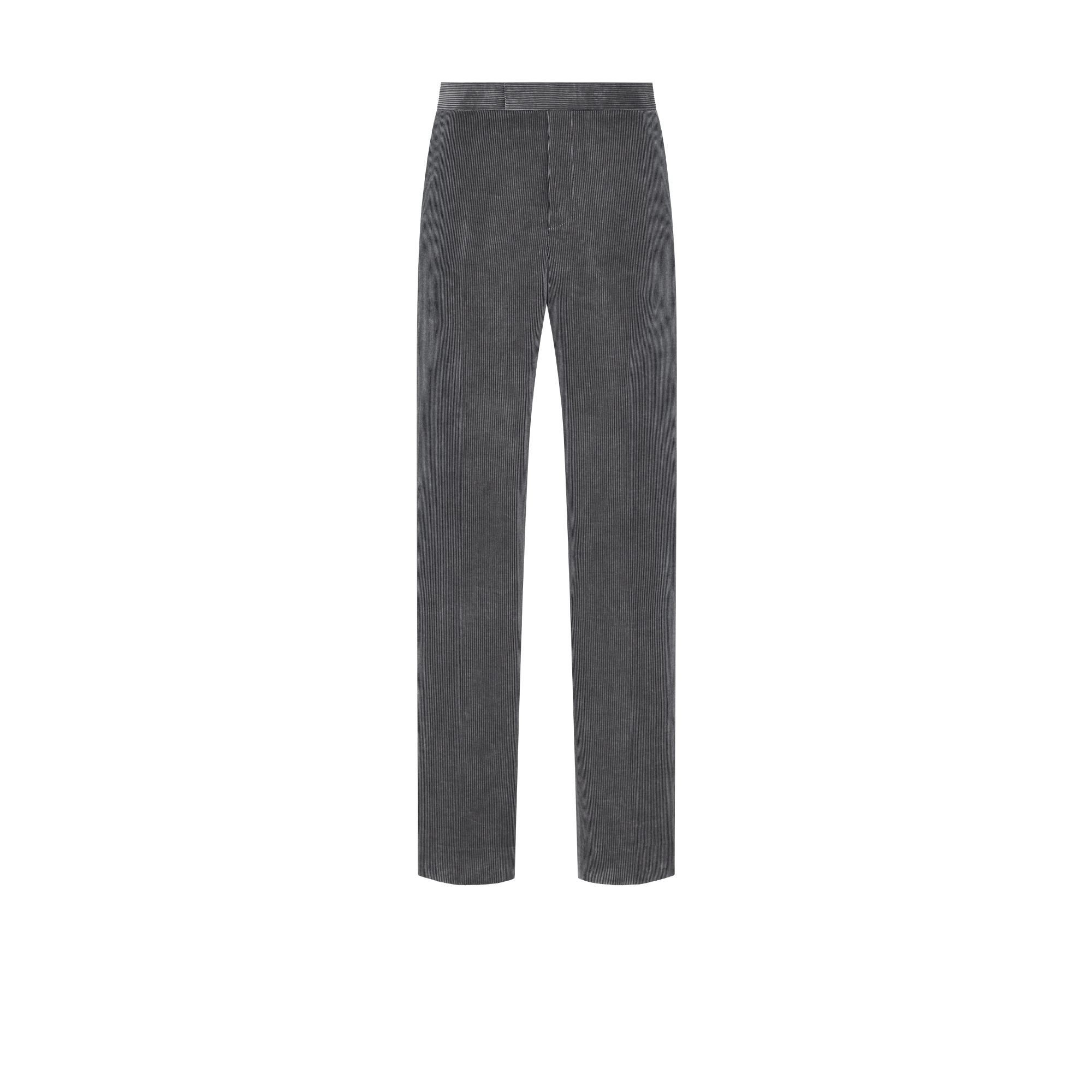 Dior Icons 長褲 灰色棉及羊絨燈芯絨 E01