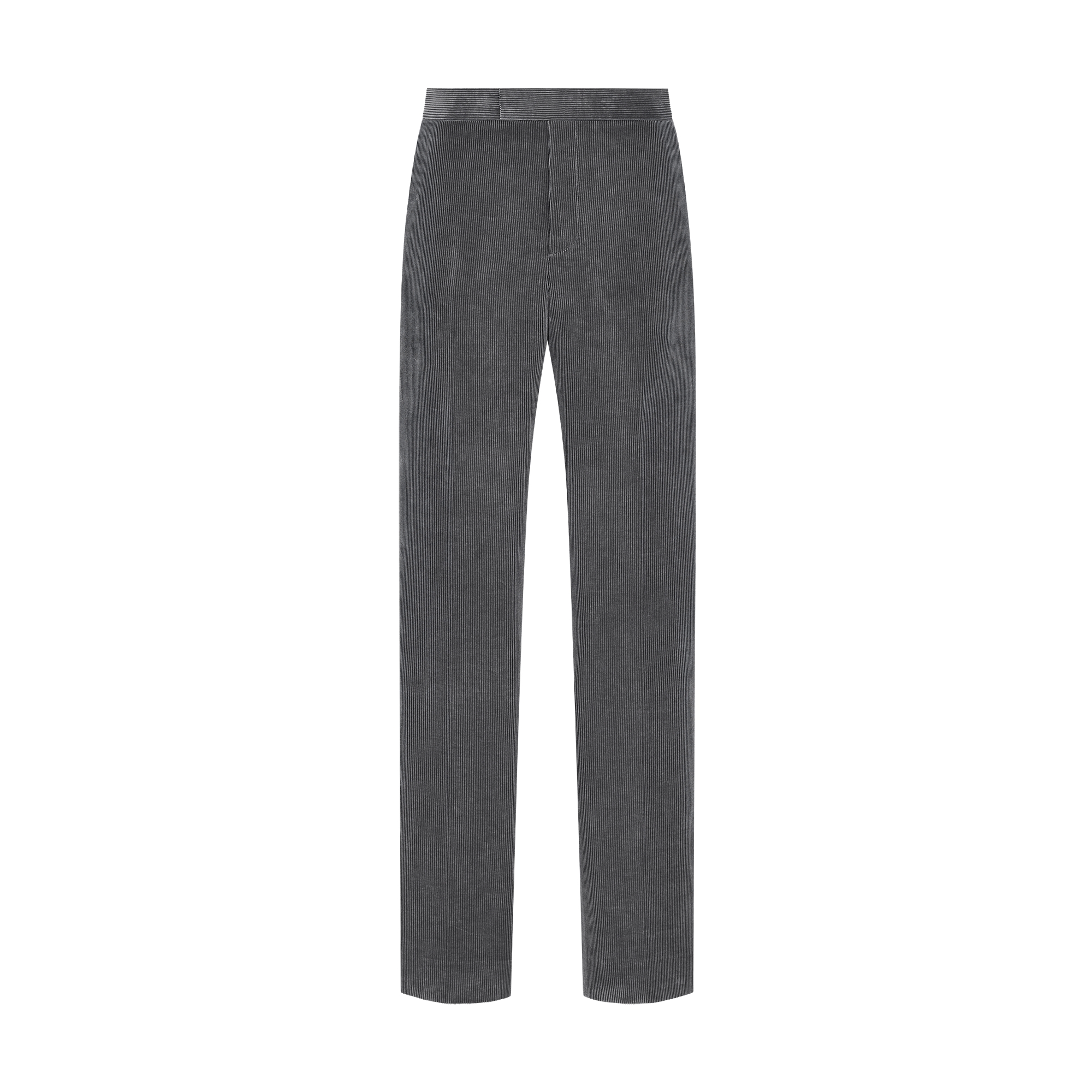 Dior Icons Pants Gray Cotton and Cashmere Corduroy | DIOR