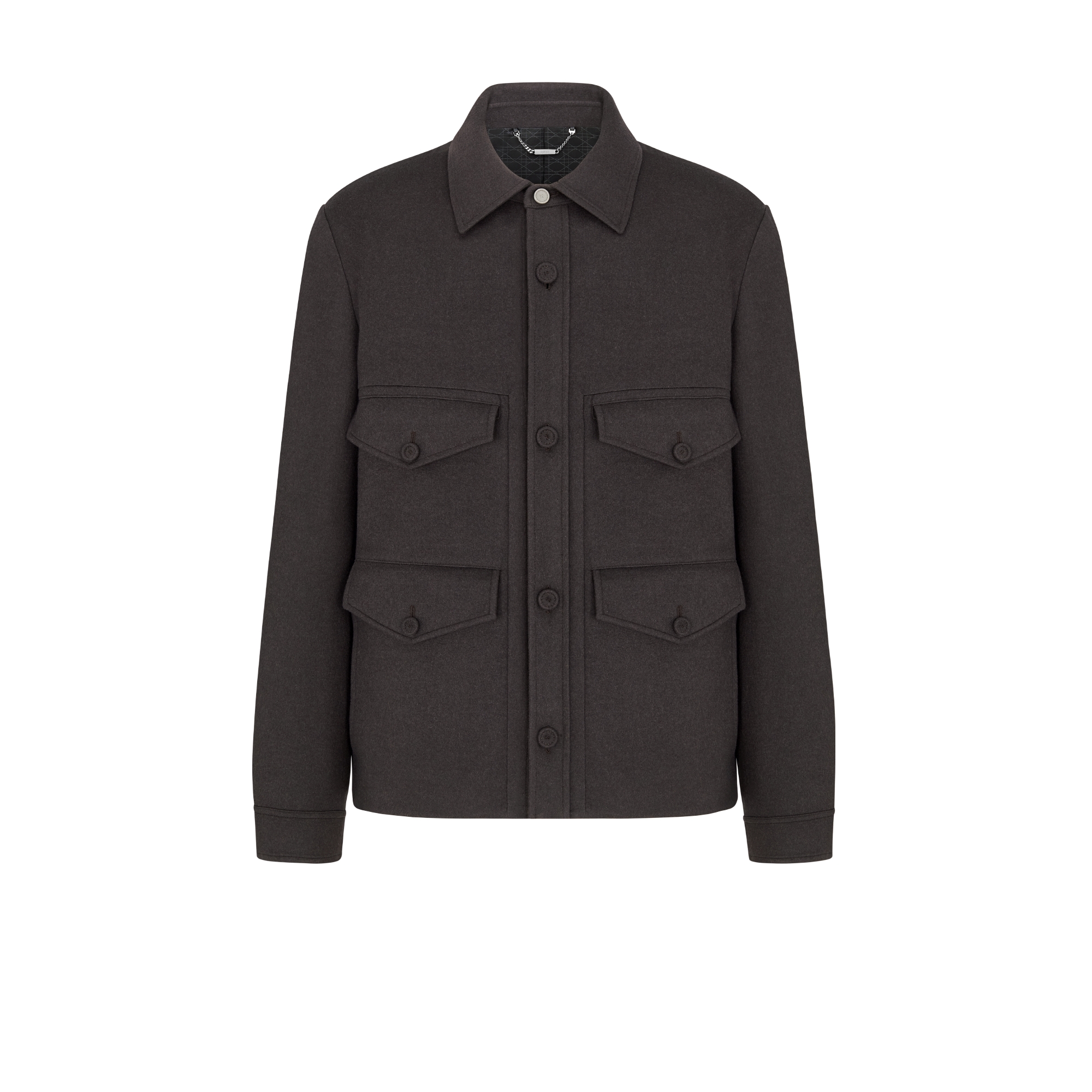 Dior Icons 獵裝外套 棕色羊絨和貂皮 E01