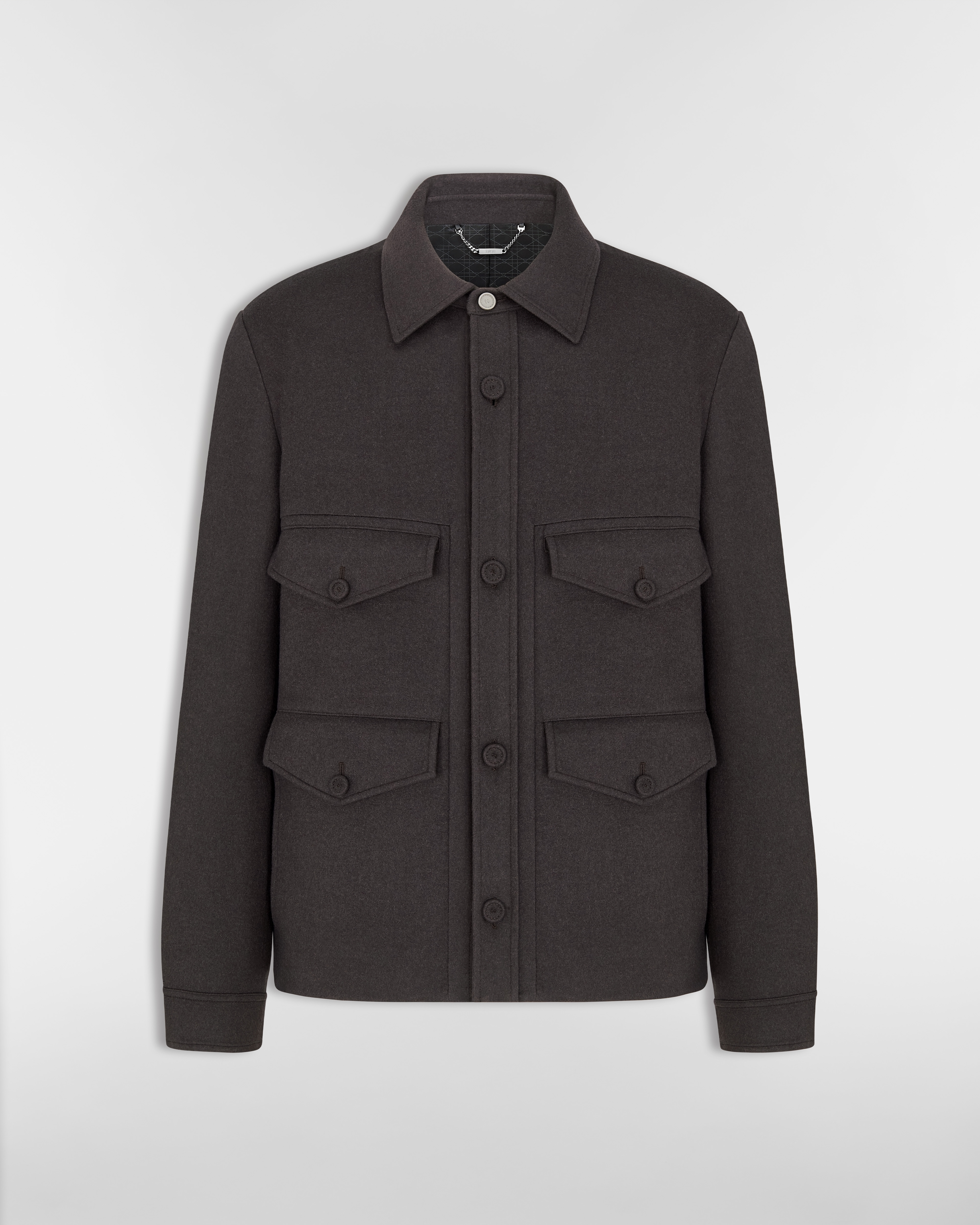 Dior Icons Safarijacke Kaschmir und Nerz in Braun E01