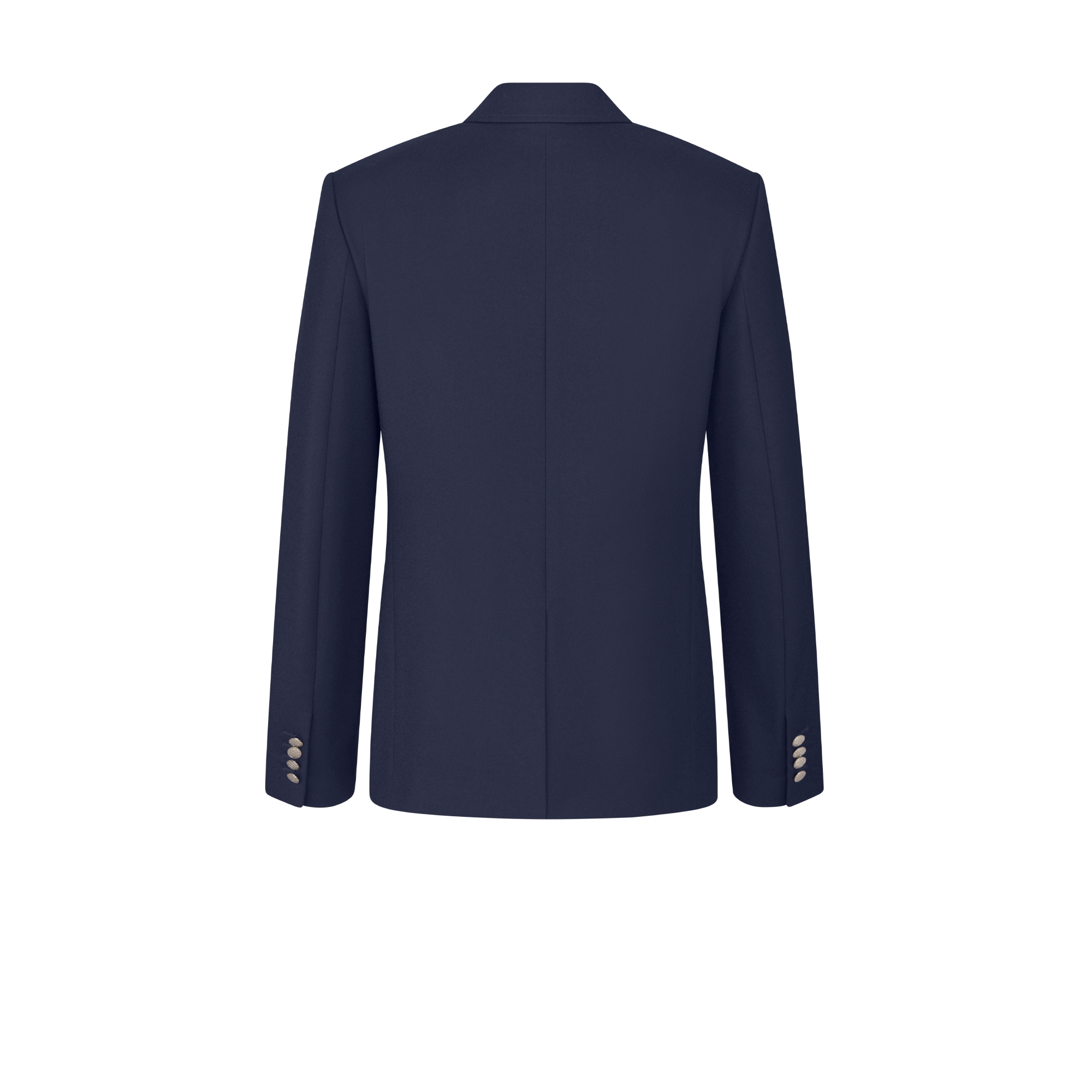 버튼 까나쥬 재킷 블루 울 플란넬 E08