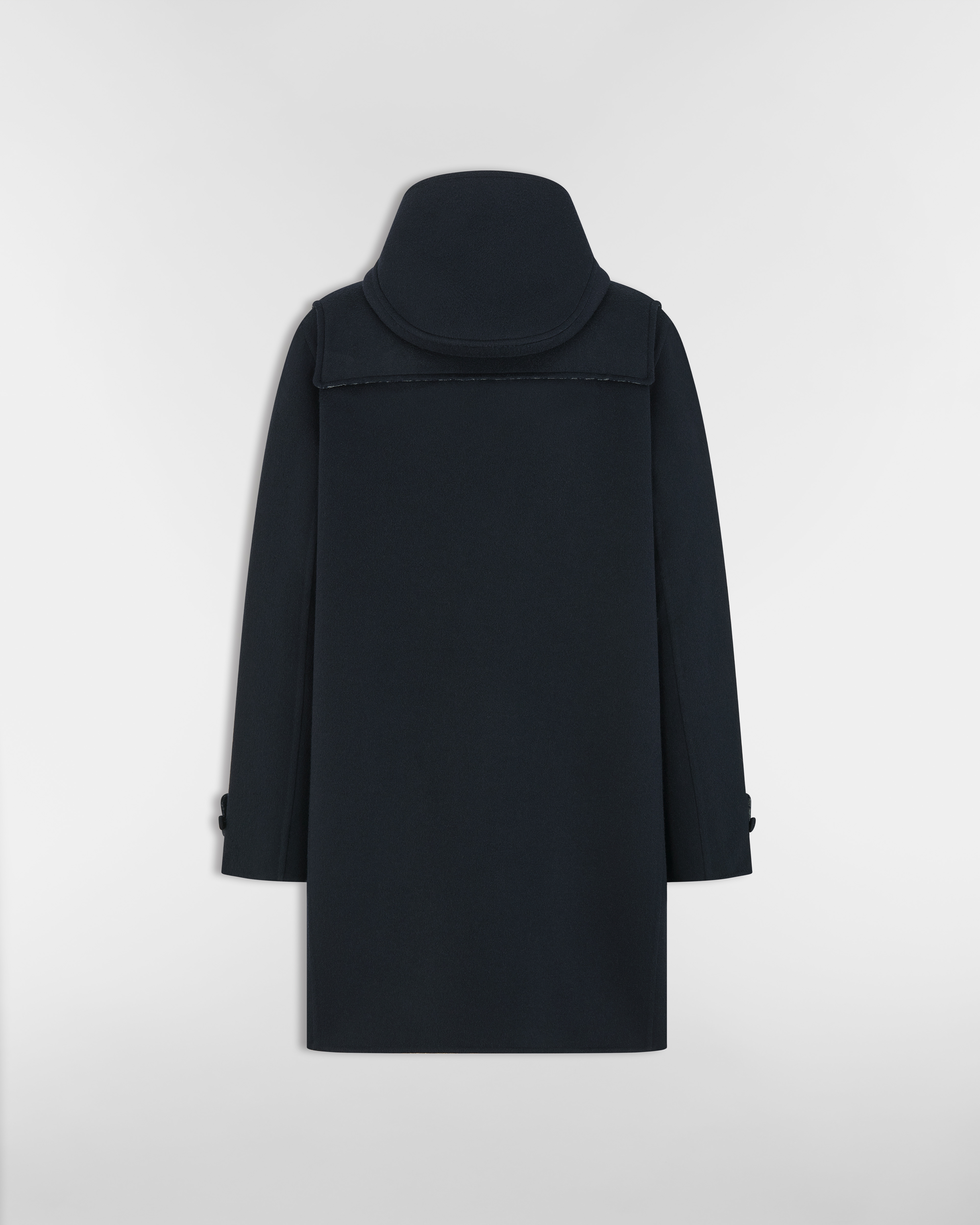 Dior Icons Duffle Coat Blue Double-Sided Virgin Wool and Cashmere E08
