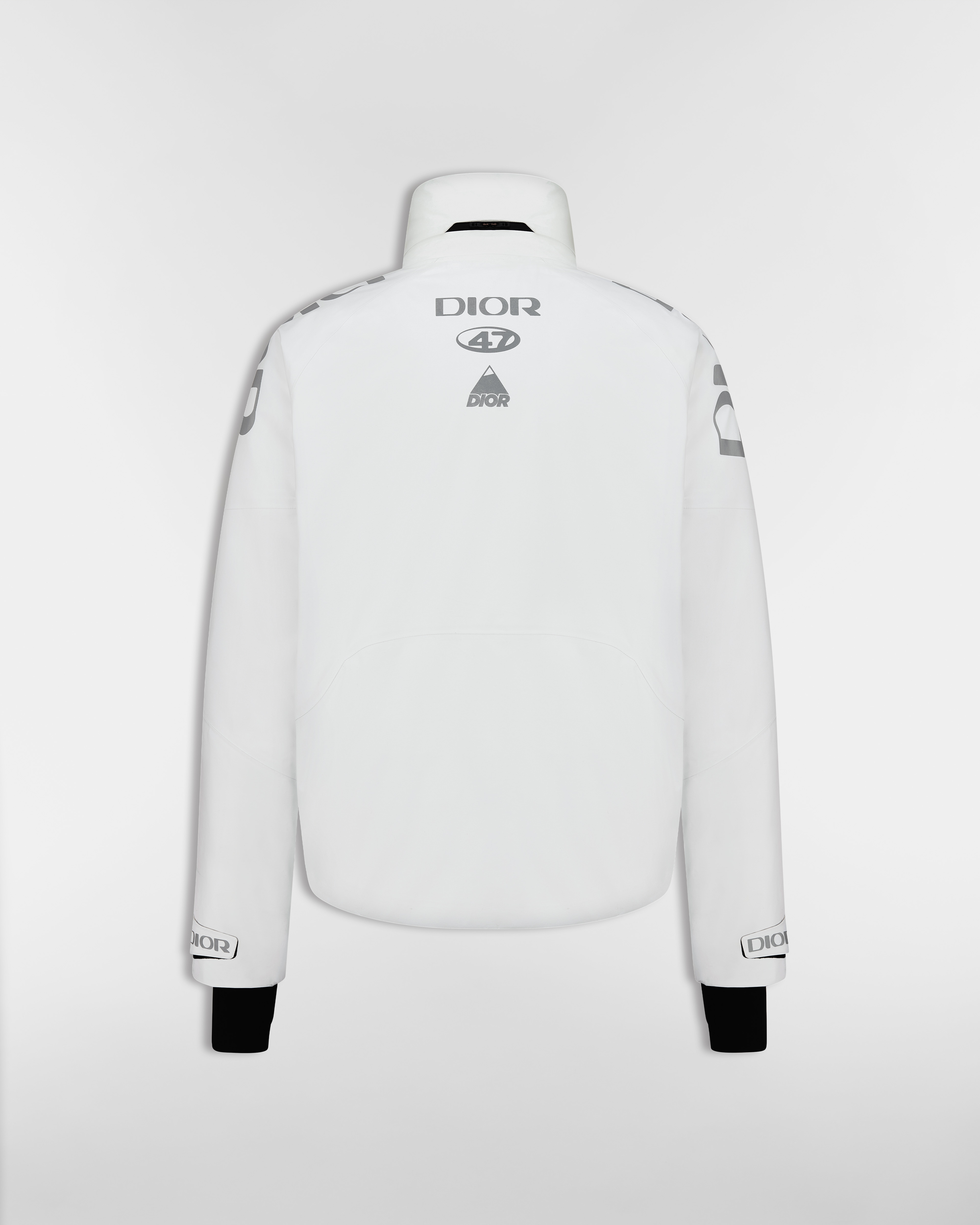 DIOR AND DESCENTE Ski Parka White Technical Fabric E08
