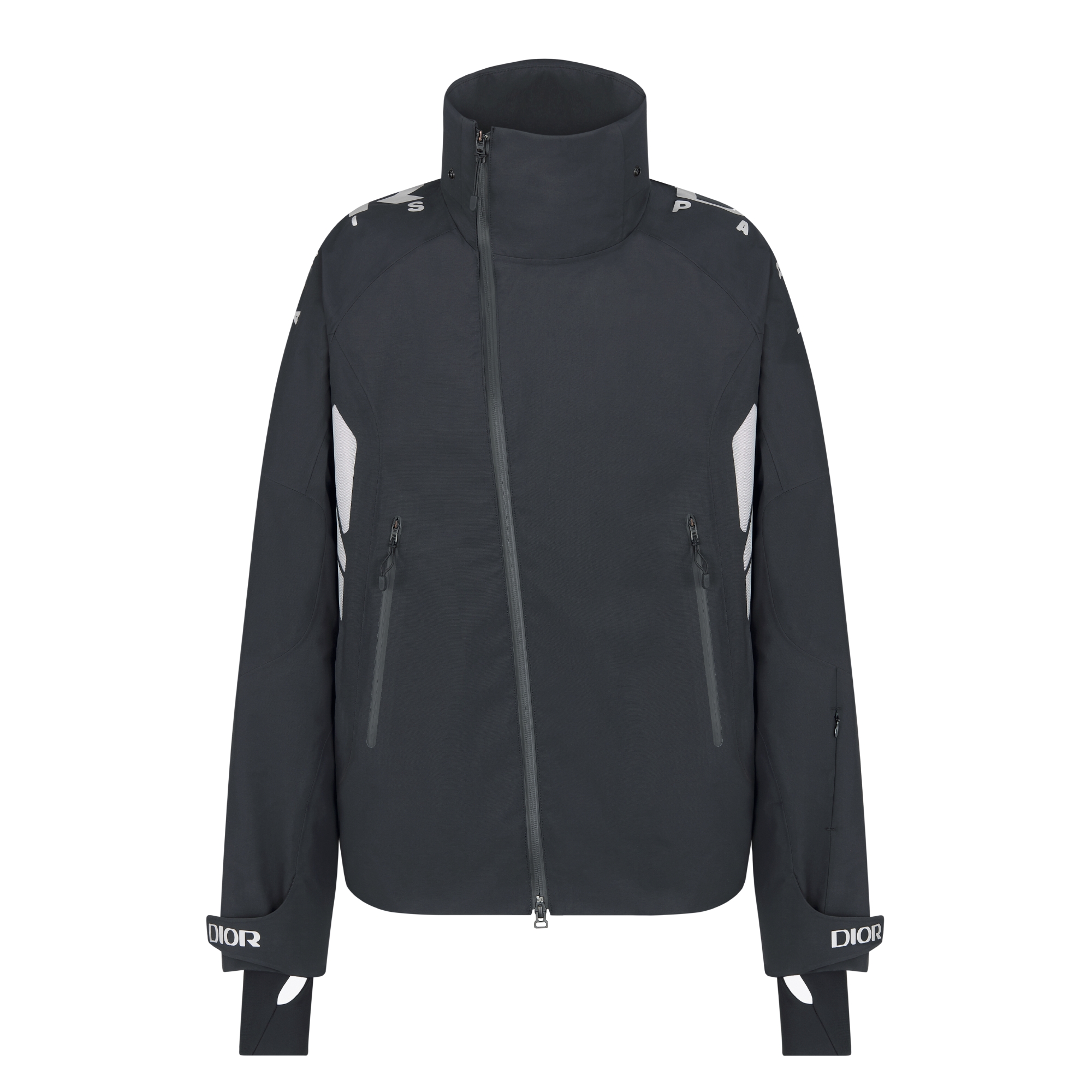 DIOR AND DESCENTE Ski Parka Black Technical Fabric E01