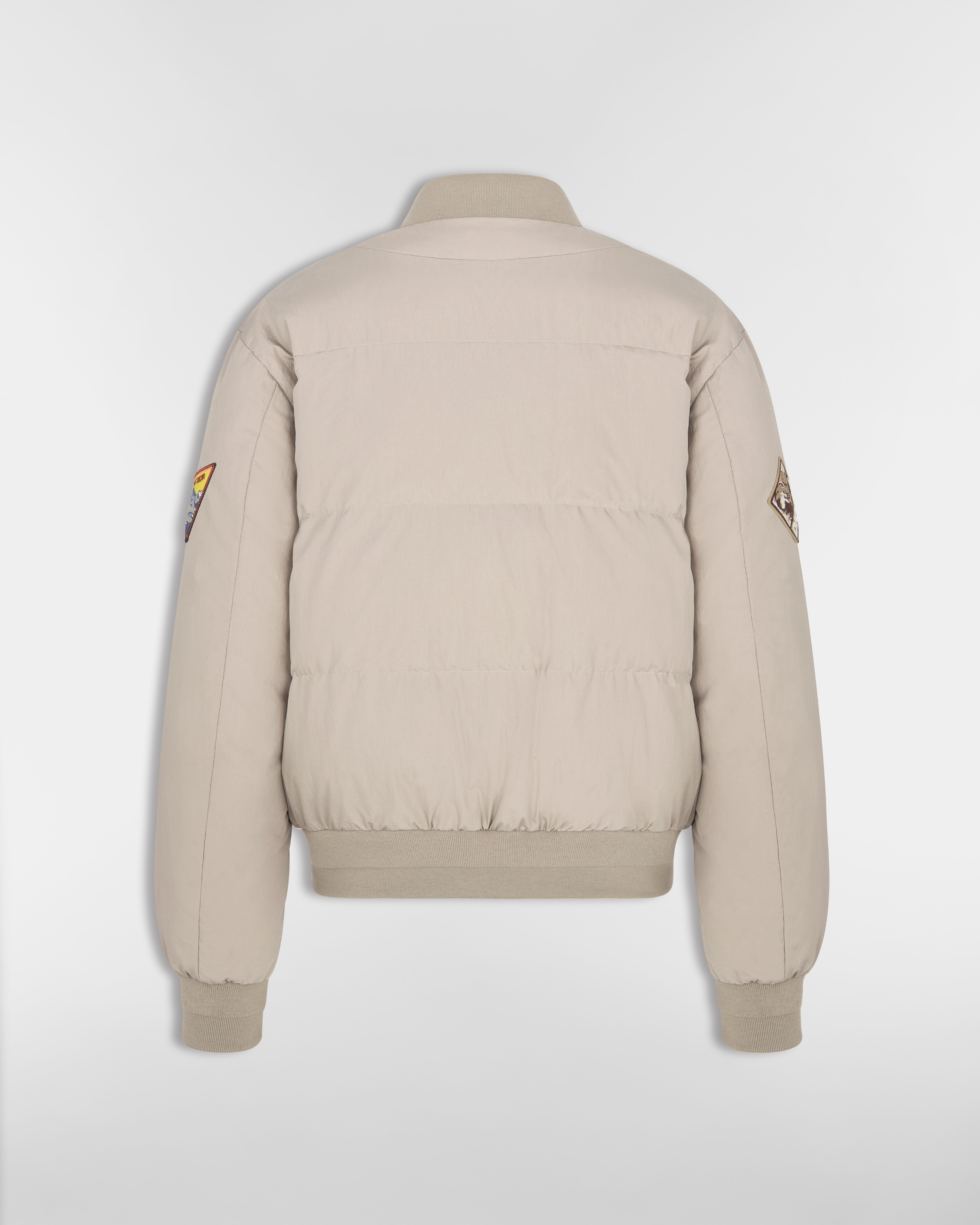 Dior Mountain Quilted Blouson Jacket Beige Cotton Blend E08