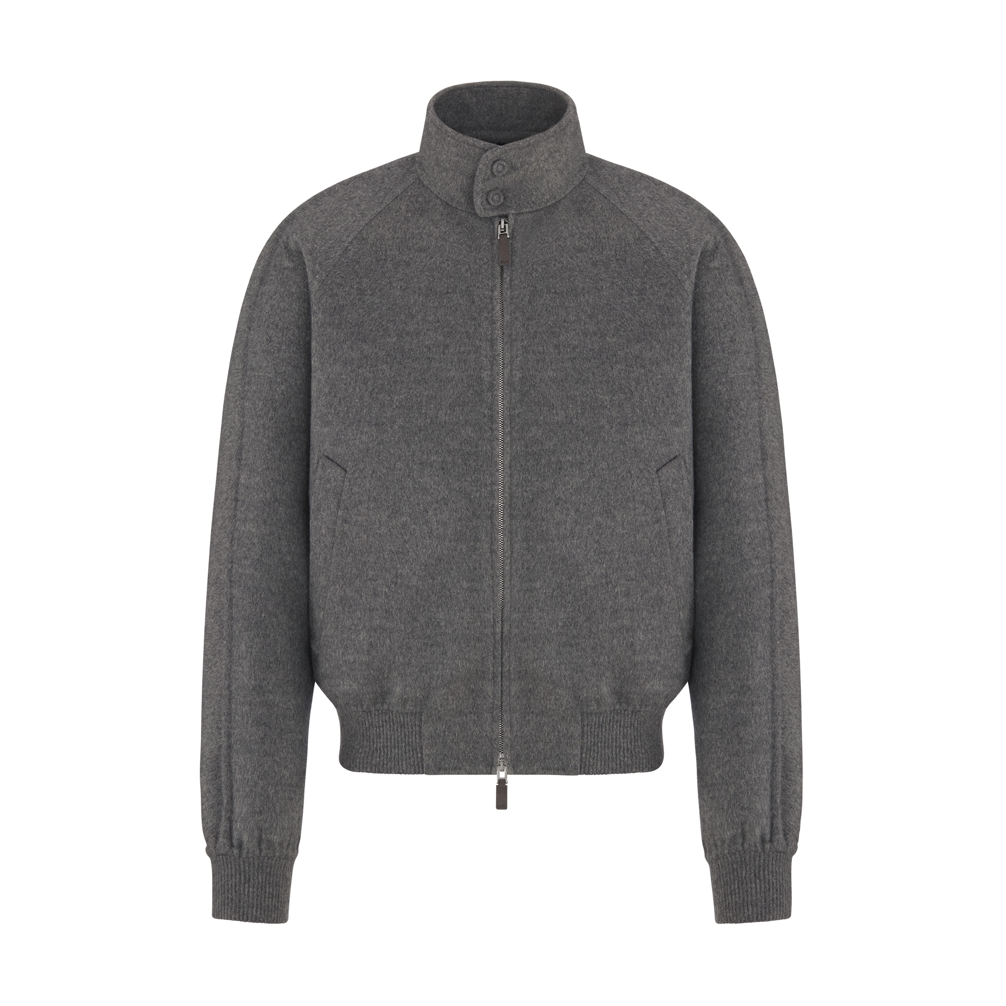 Dior Icons Harrington Jacket Gray Virgin Wool and Cashmere | DIOR