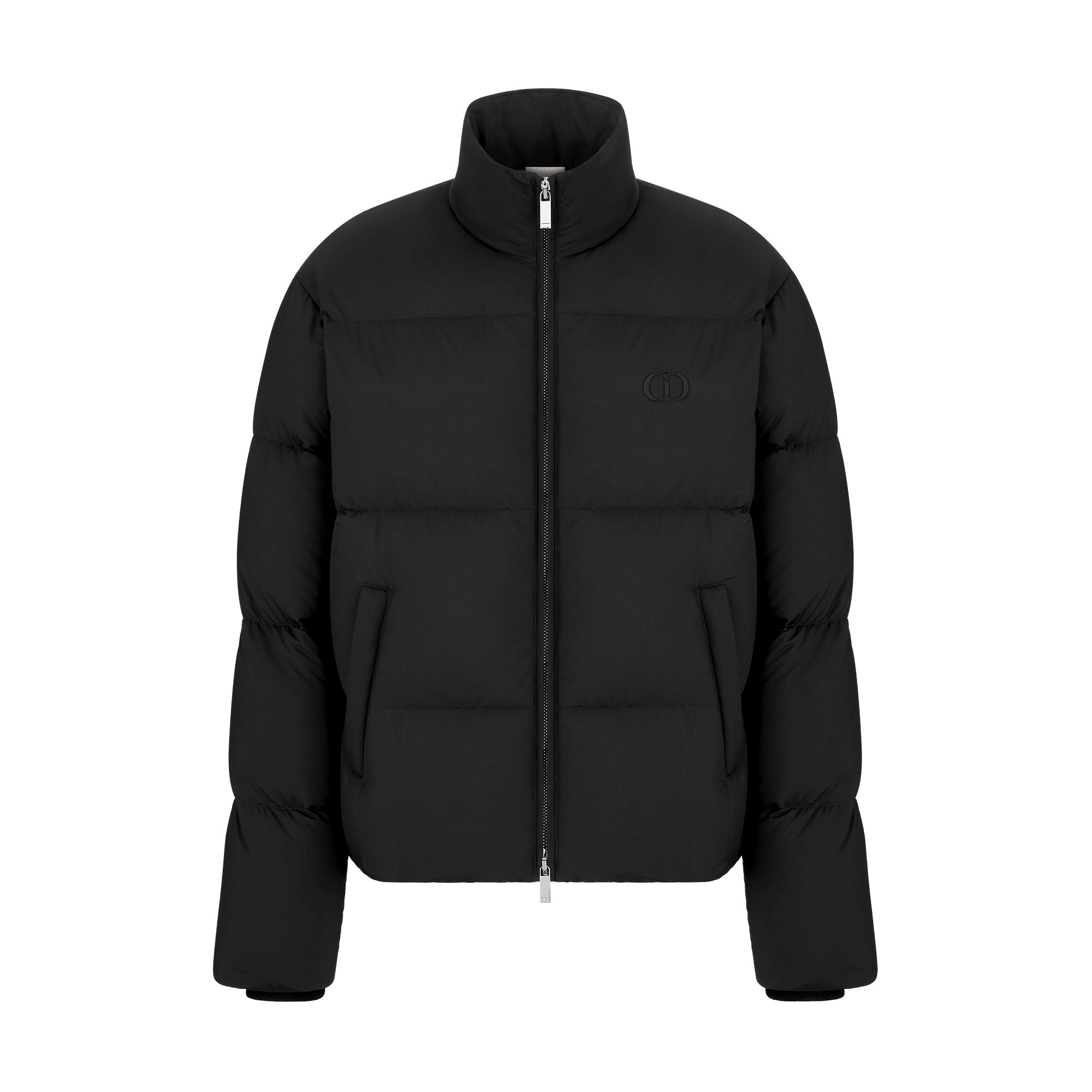 CD Icon Down Jacket Black Technical Fabric | DIOR