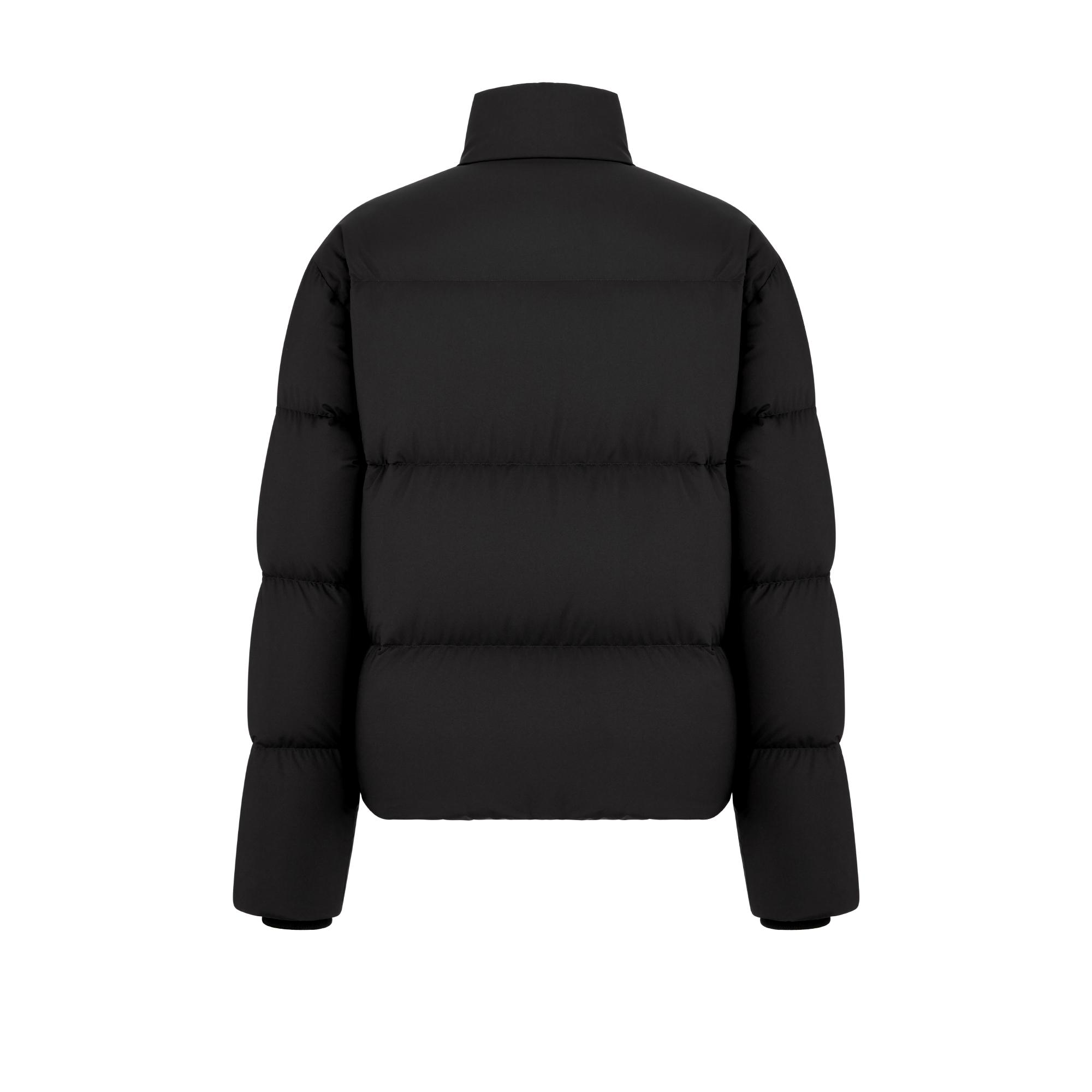 CD Icon Down Jacket Black Technical Fabric E08
