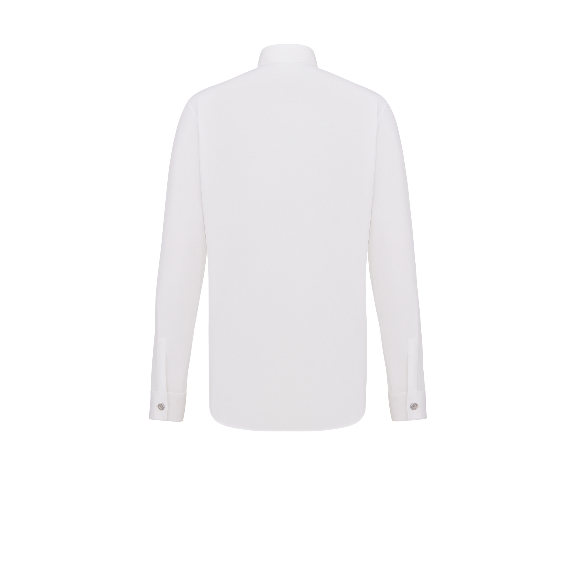 Dior Icons Shirt Ivory Cotton and Silk Poplin E08