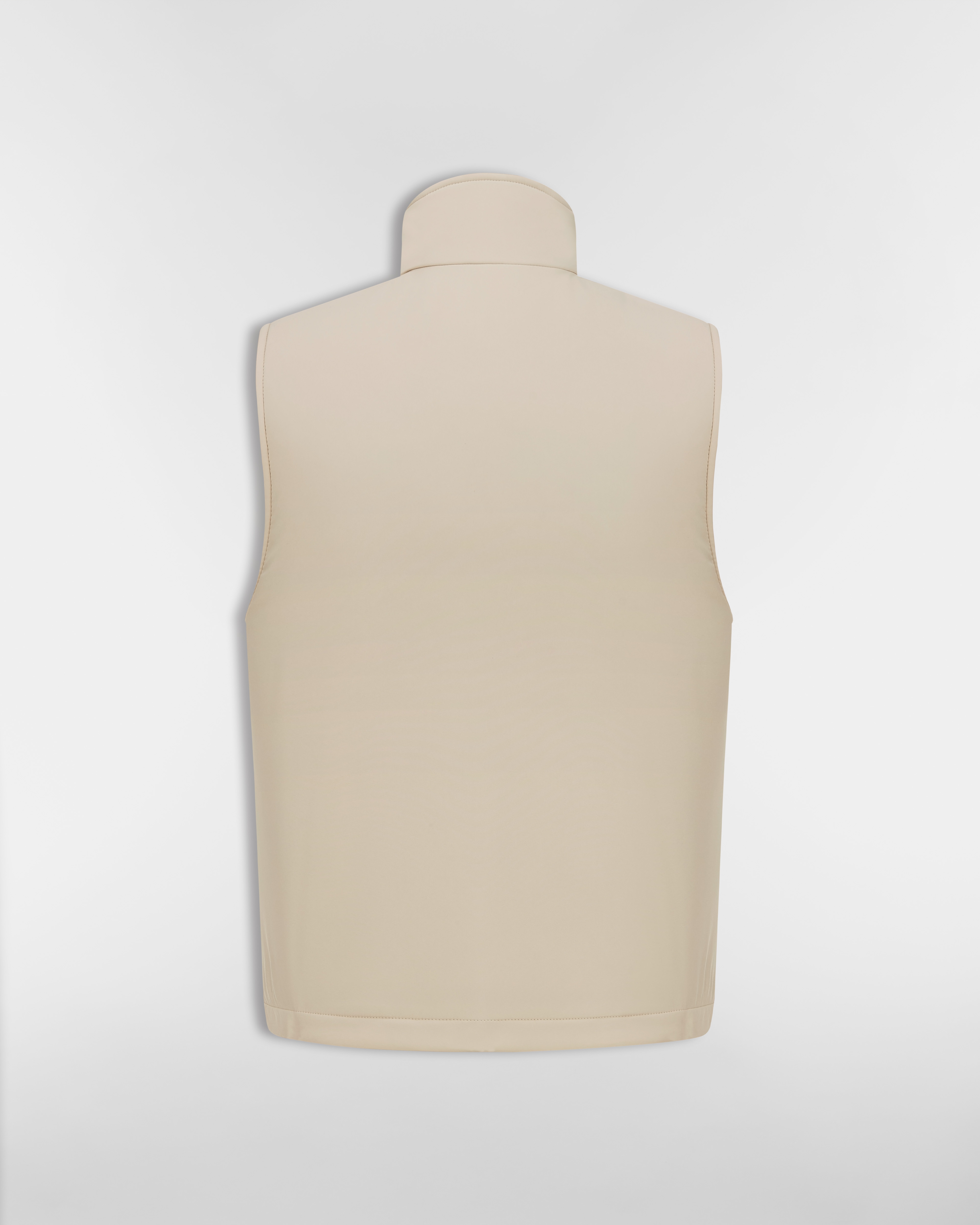 CD Icon Zipped Vest Beige Technical Fabric E08