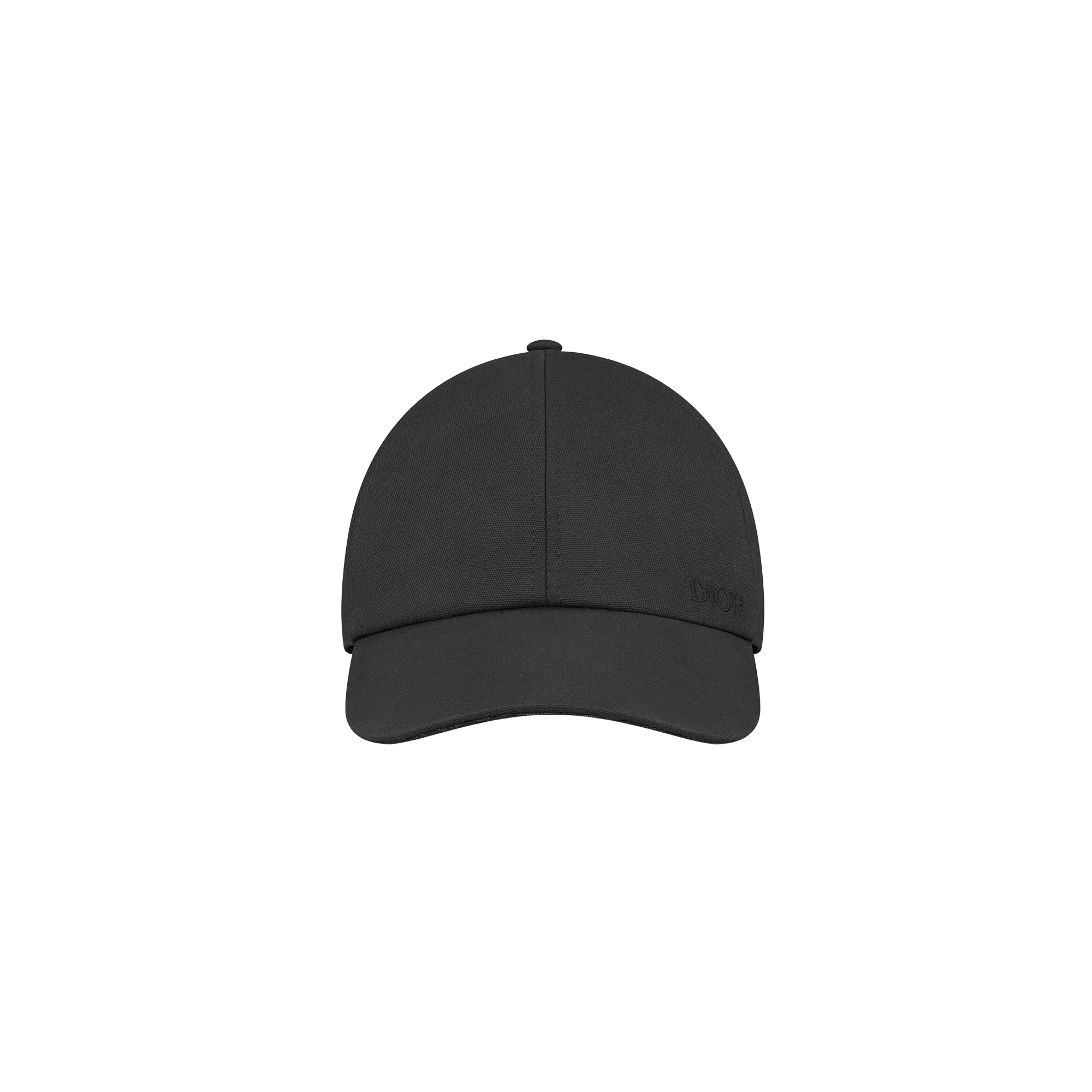 Cap with Dior Oblique Visor Black Cotton Canvas E01