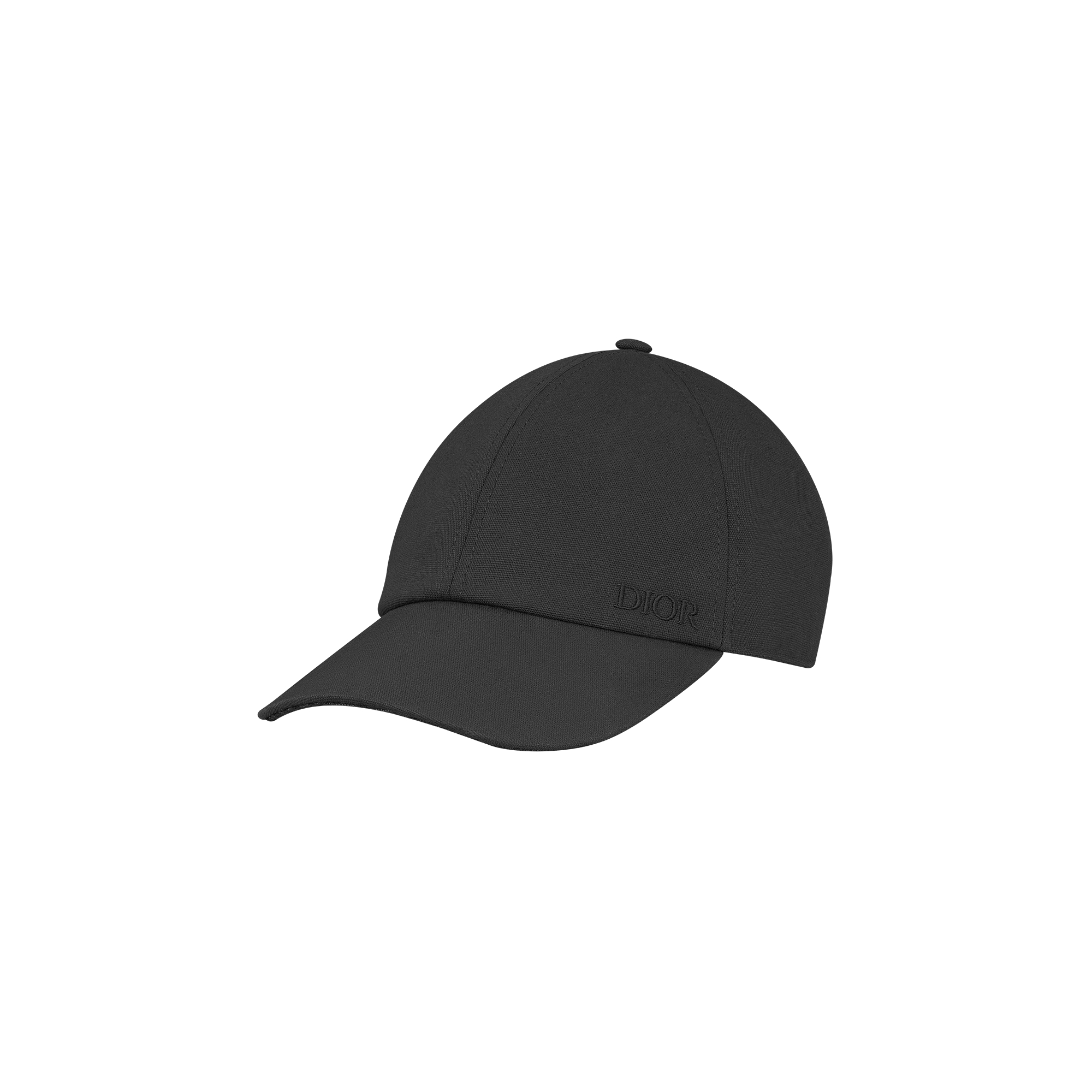 Cap with Dior Oblique Visor Black Cotton Canvas E03