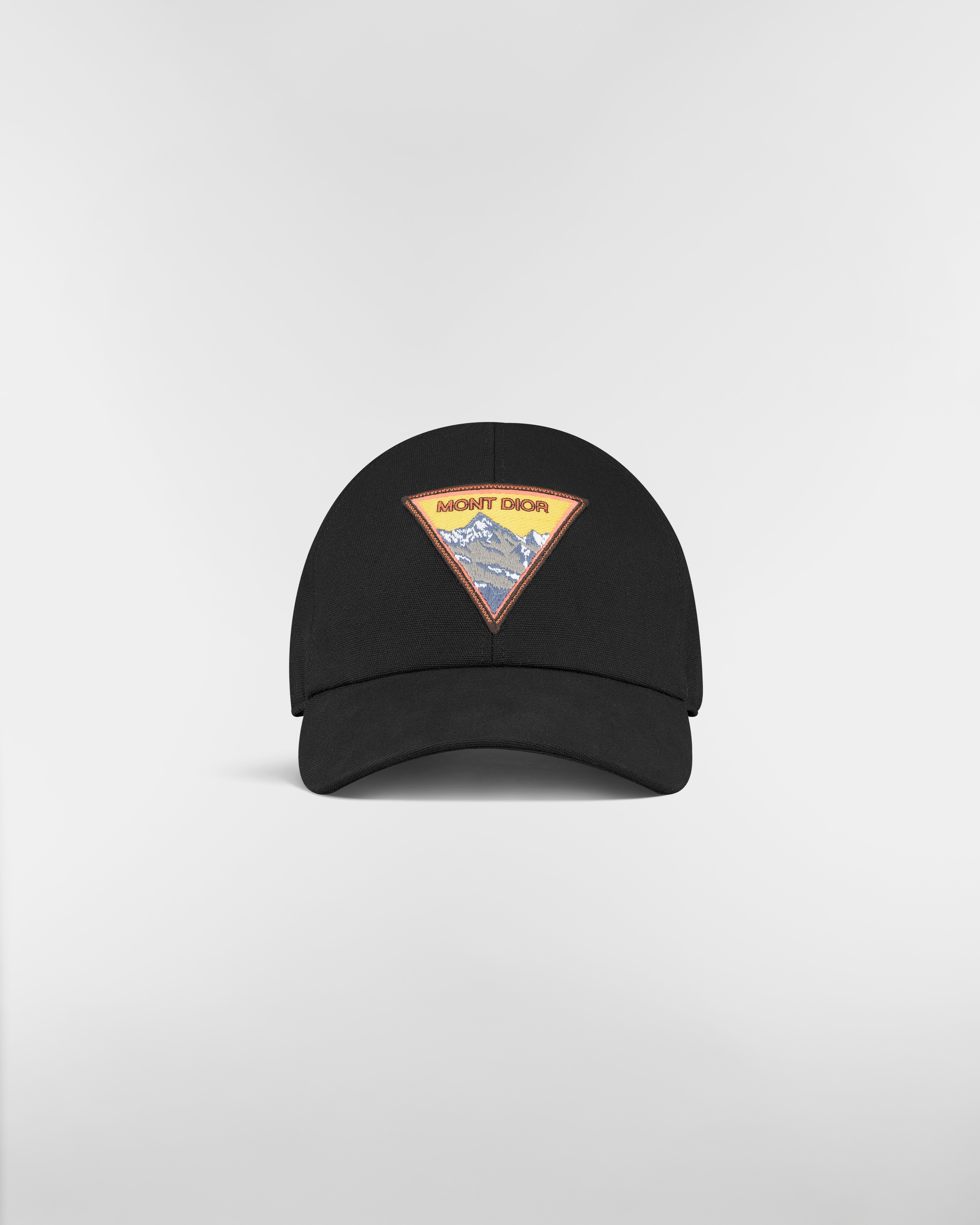 Gorra Dior Mountain Lona de algodón negra E01