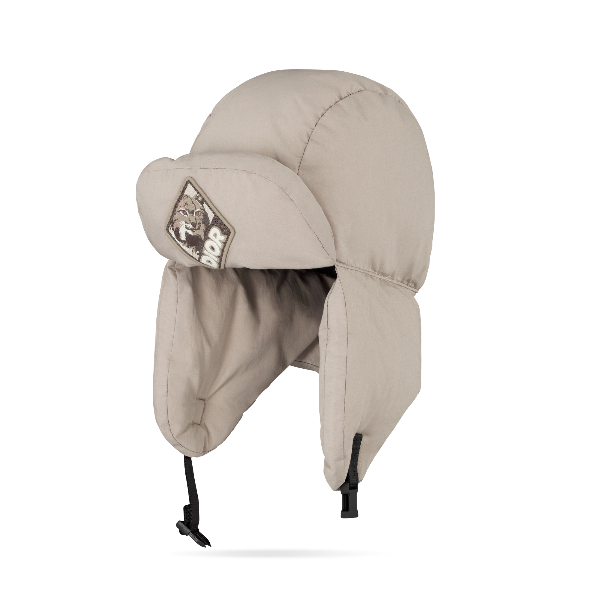 Dior Mountain Shapka Beige Quilted Cotton Blend E03