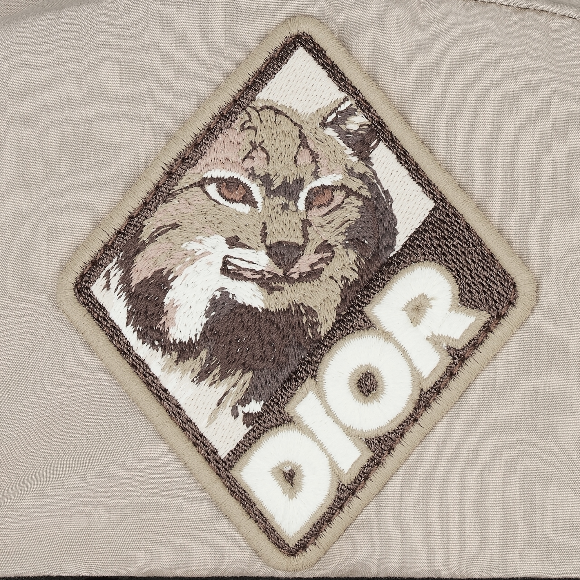 Dior Mountain Shapka Beige Quilted Cotton Blend E09