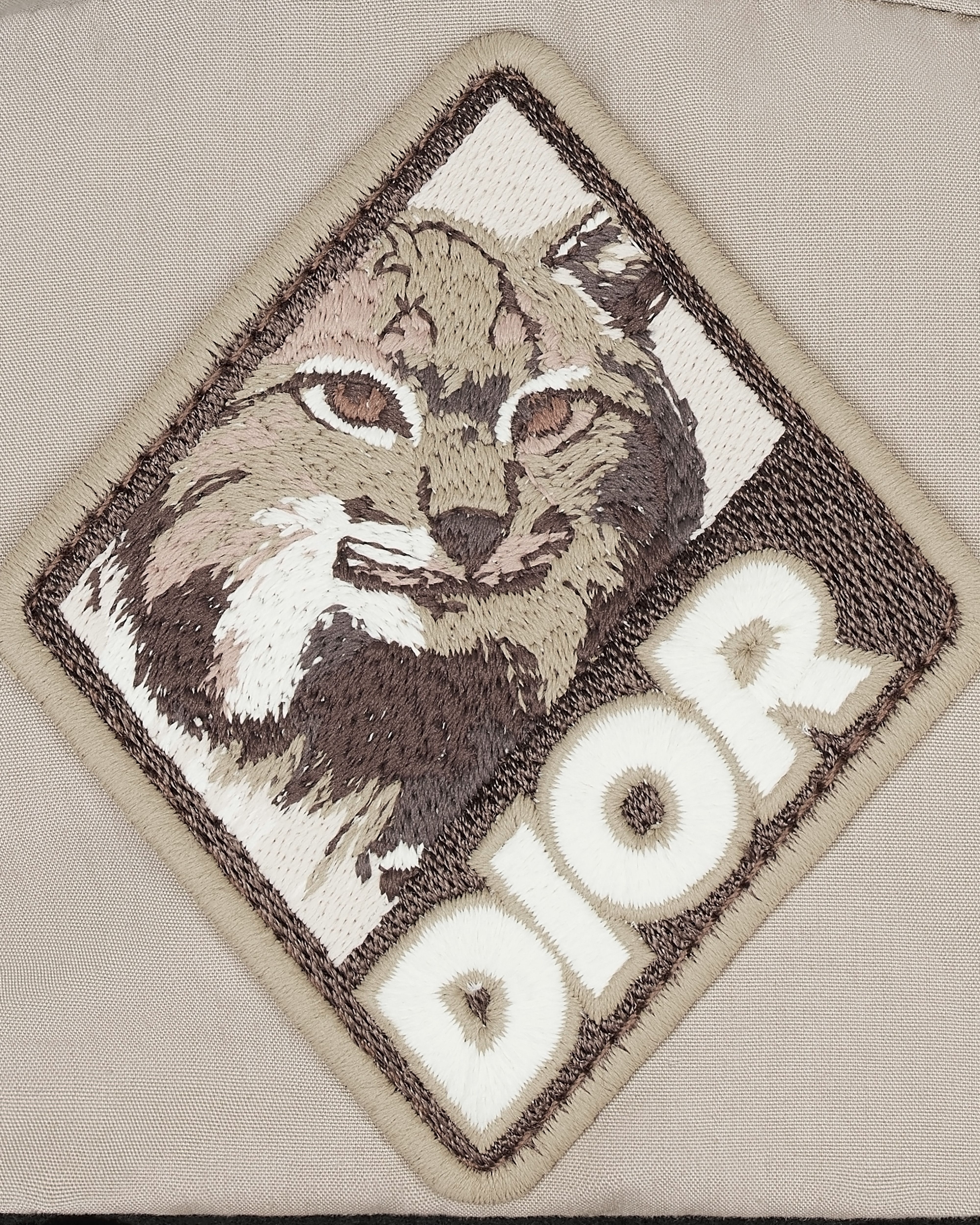 Chapka Dior Mountain Toile de coton mélangé matelassé beige E09