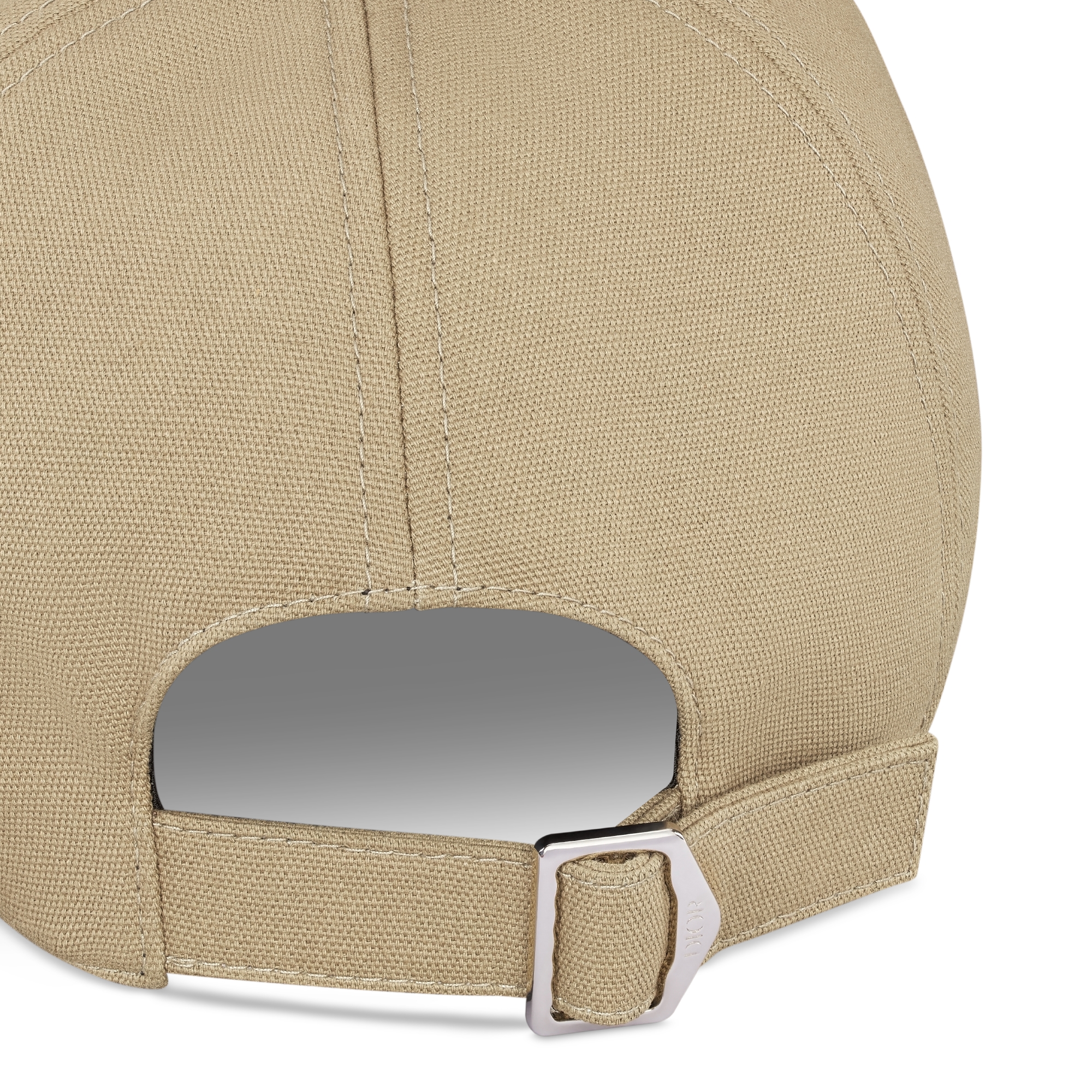Dior Ribbon Cap Beige Cotton E09