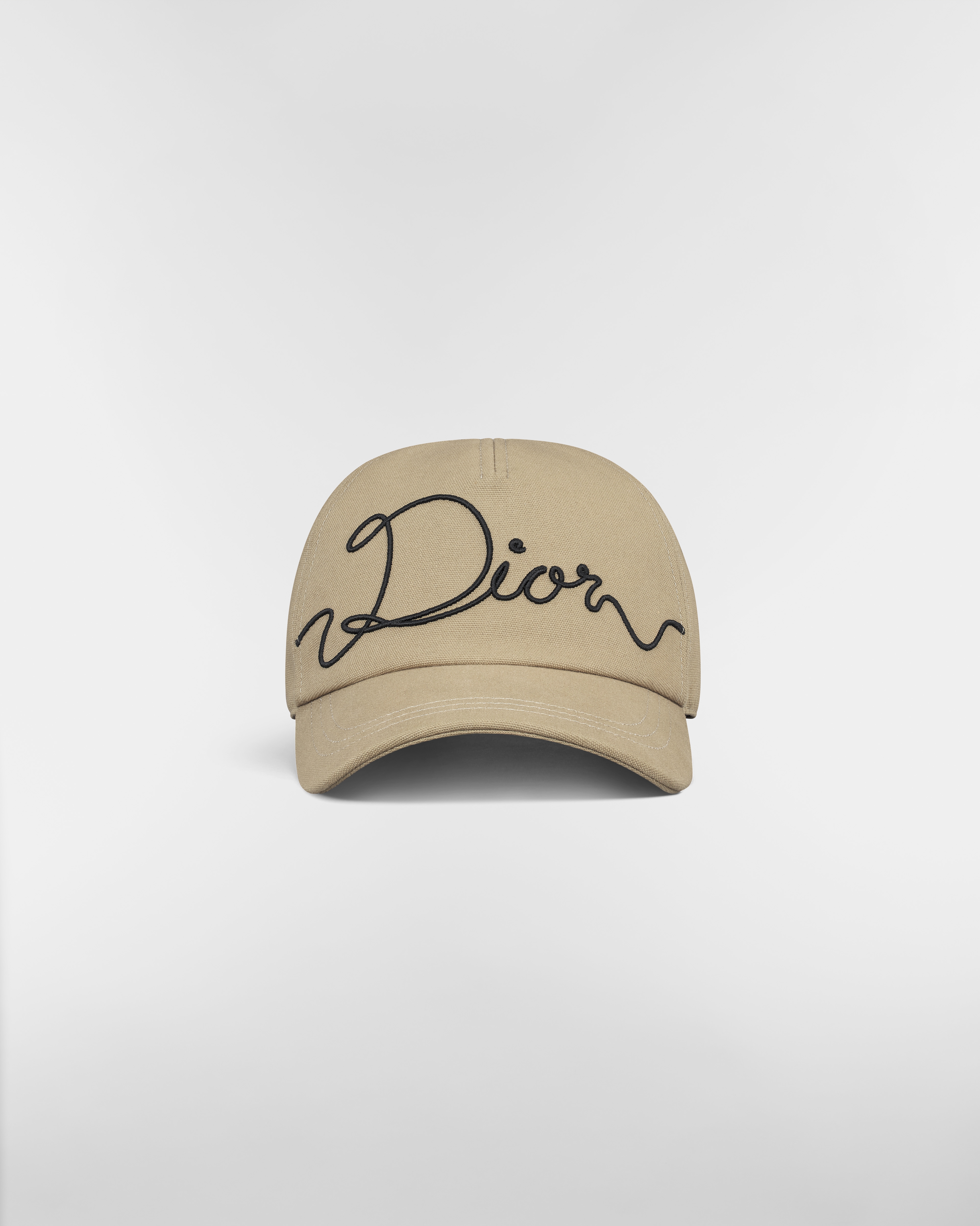 Gorra Dior Ribbon Algodón beige E01