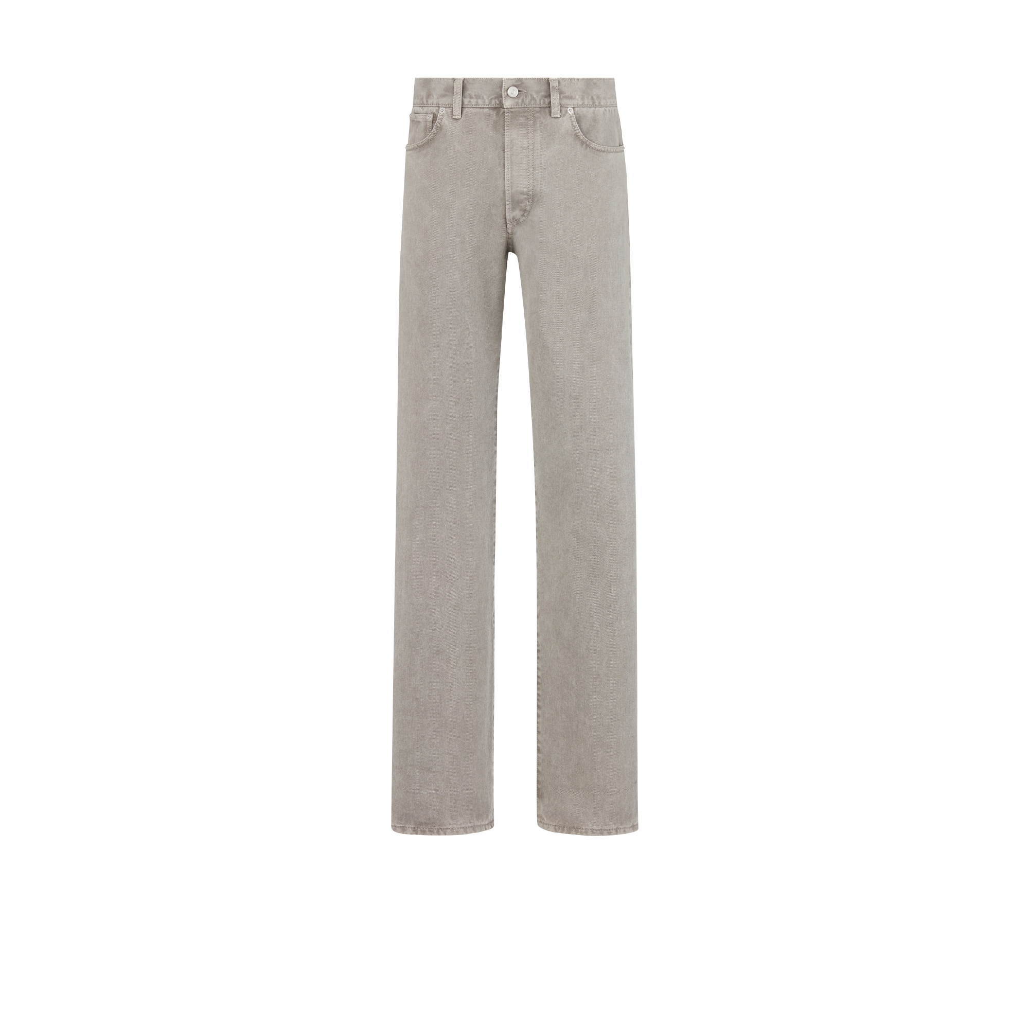 Classic Jeans Gray Cotton Twill E01