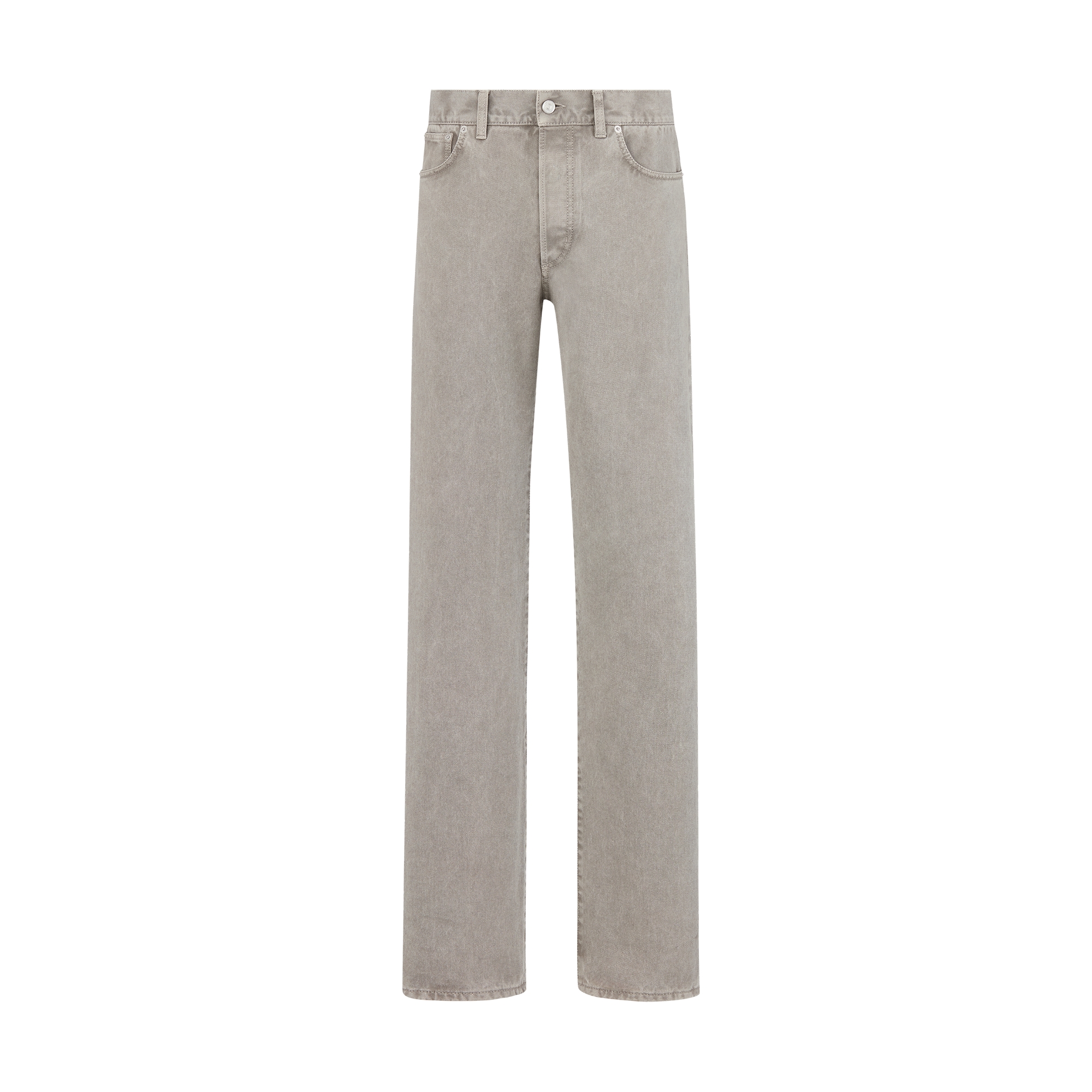 Classic Jeans Gray Cotton Twill | DIOR