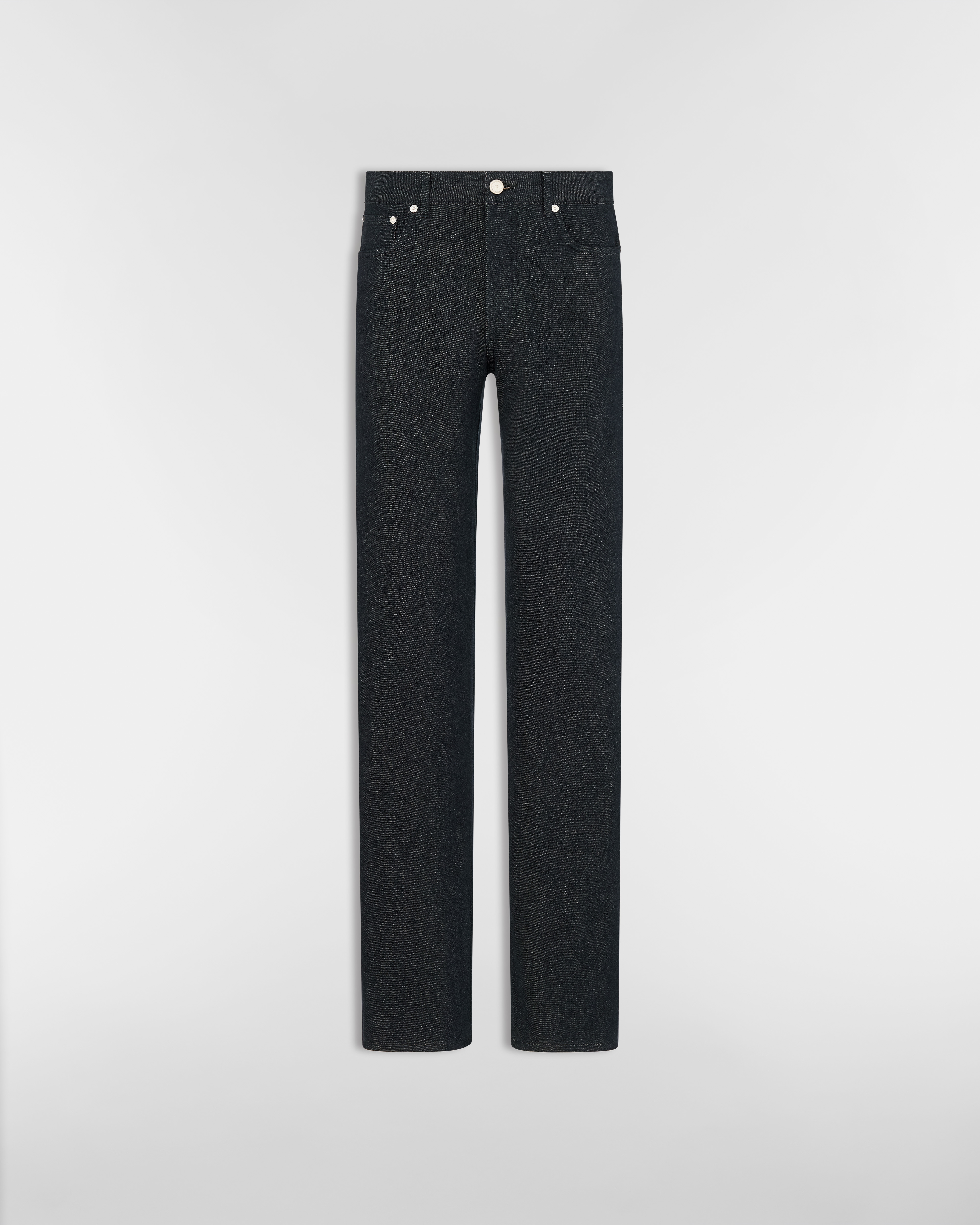 Jeans Dior Icons Twill di cotone e cachemire blu navy E01