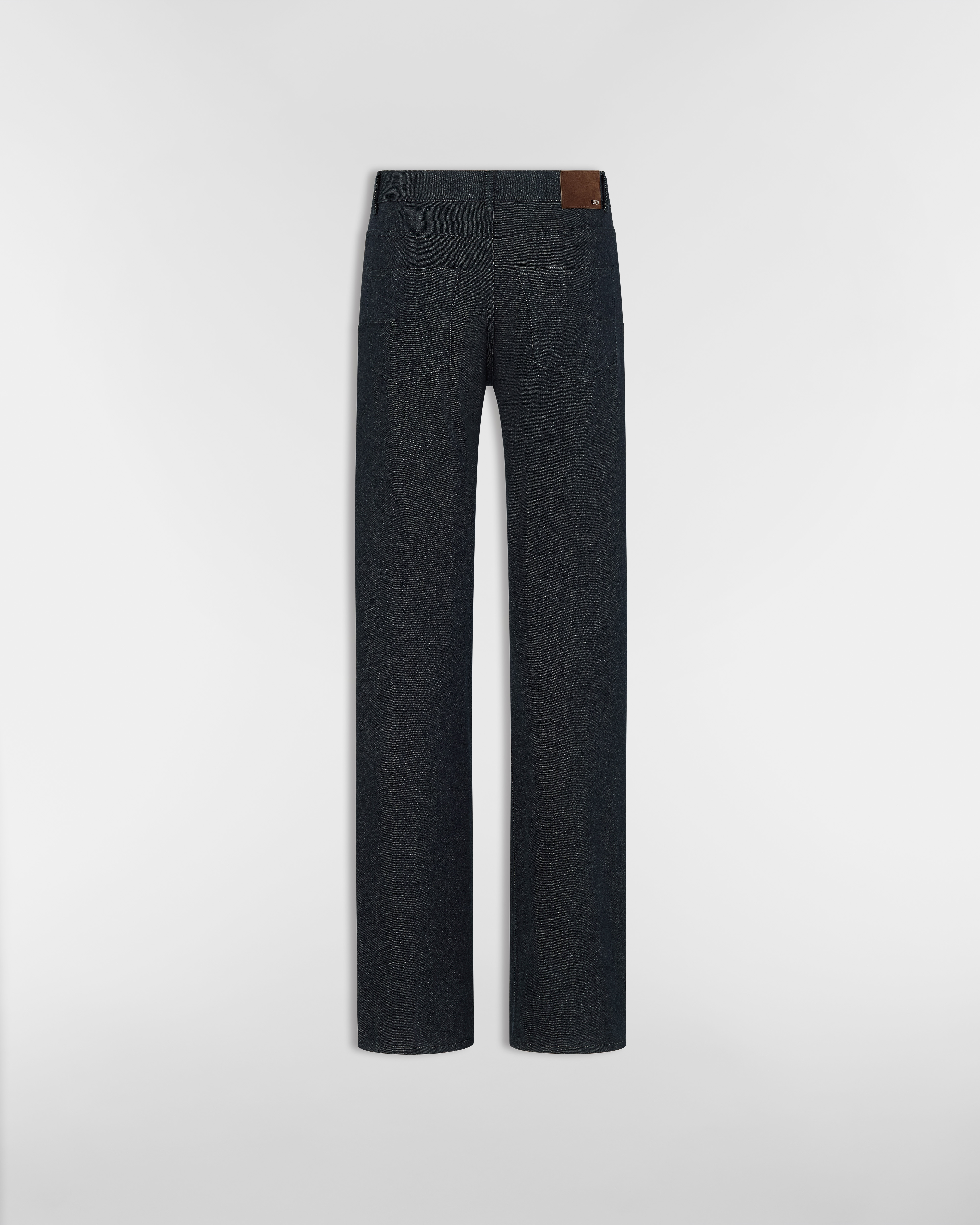 Jeans Dior Icons Twill di cotone e cachemire blu navy E08