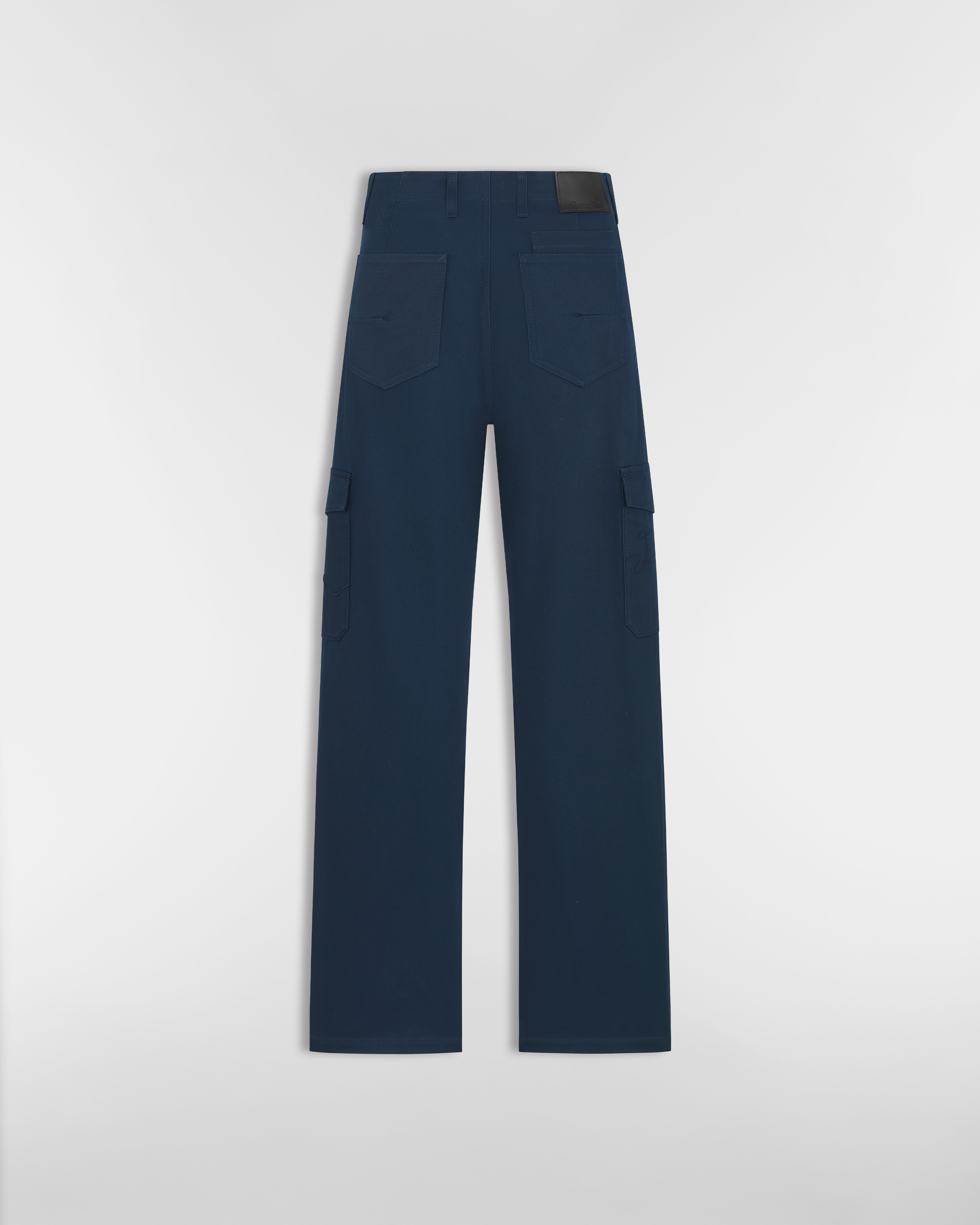 Pantaloni cargo Dior Ribbon Twill di cotone blu E08