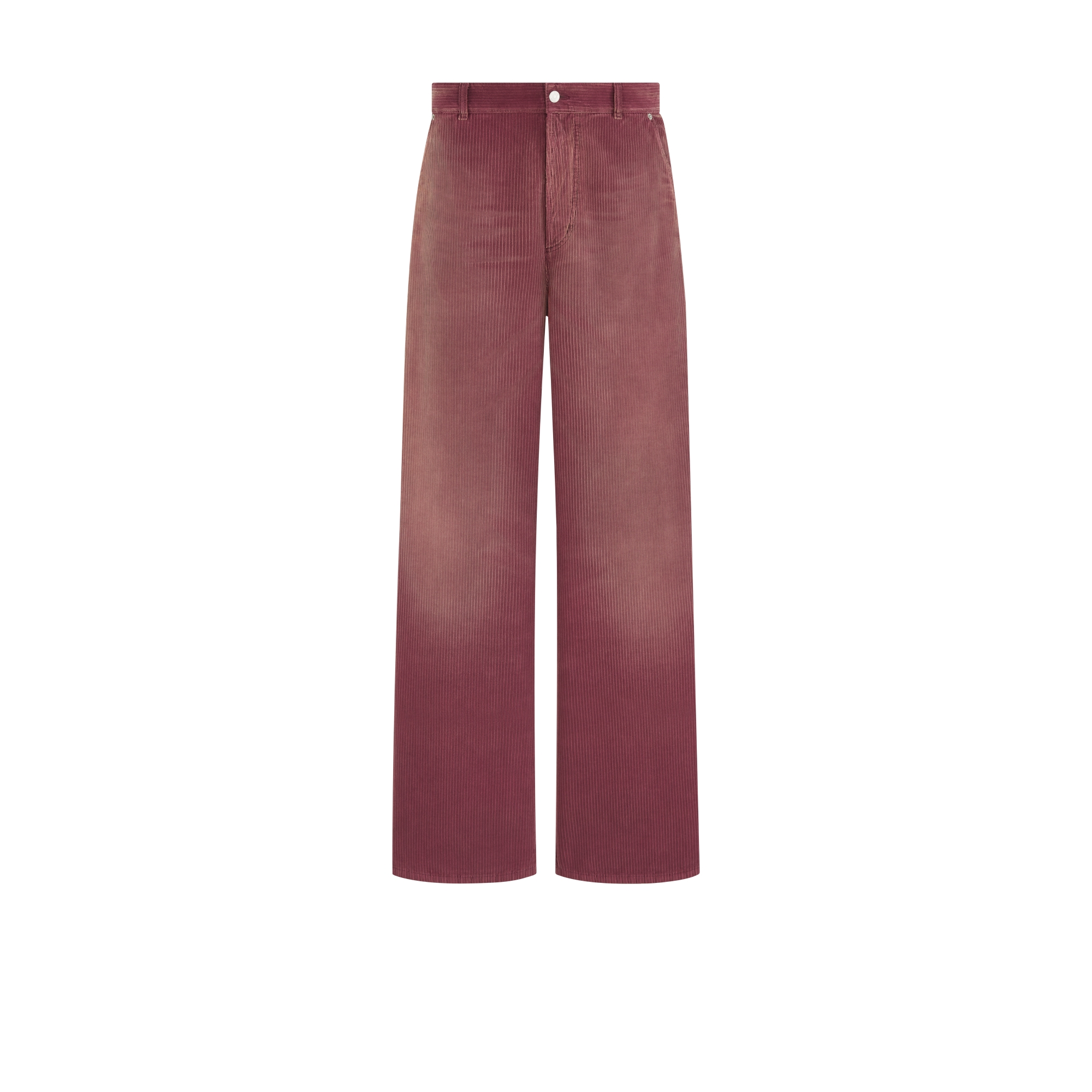 Pantalon Velours côtelé de coton bordeaux E01