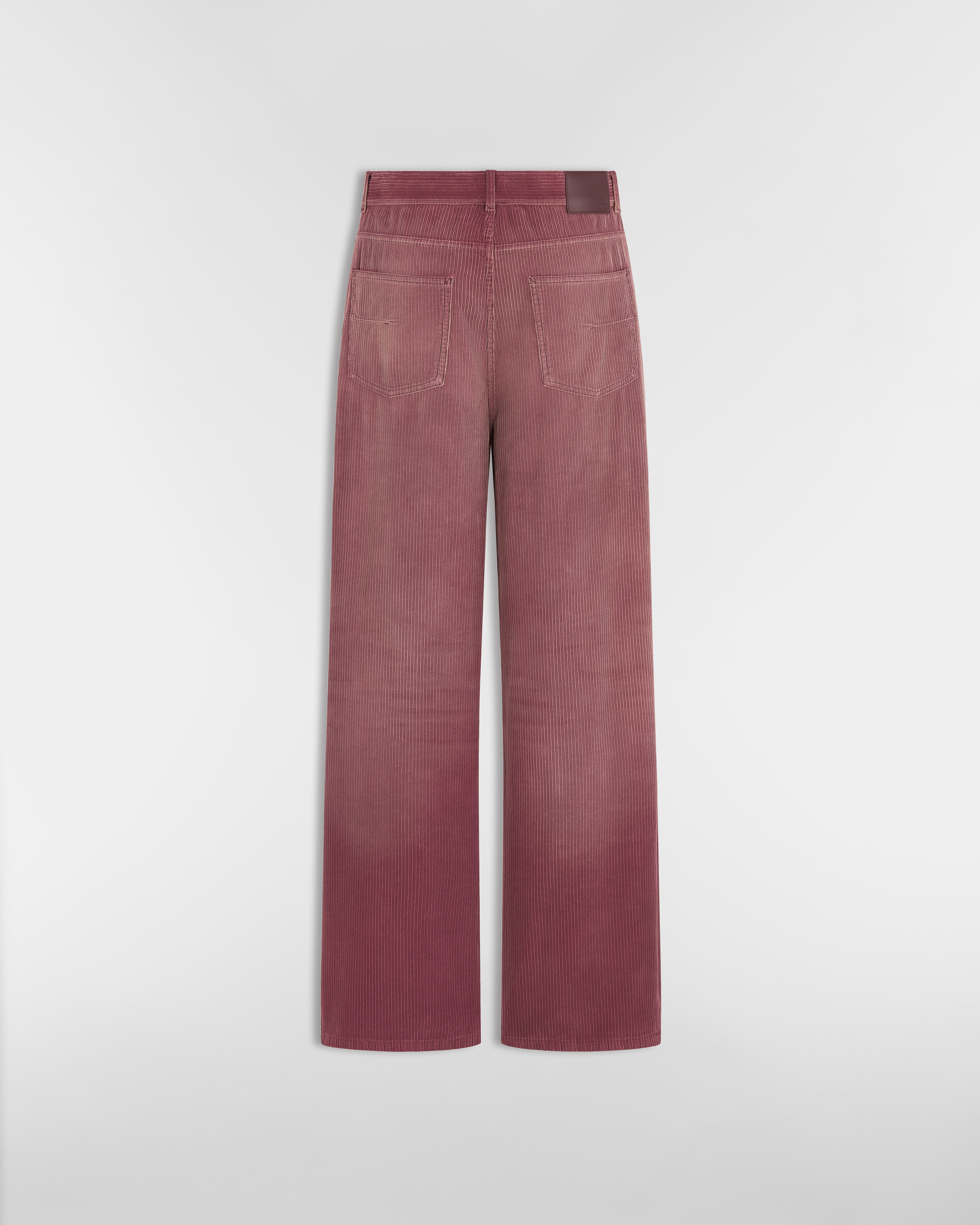Pants Burgundy Cotton Corduroy E08