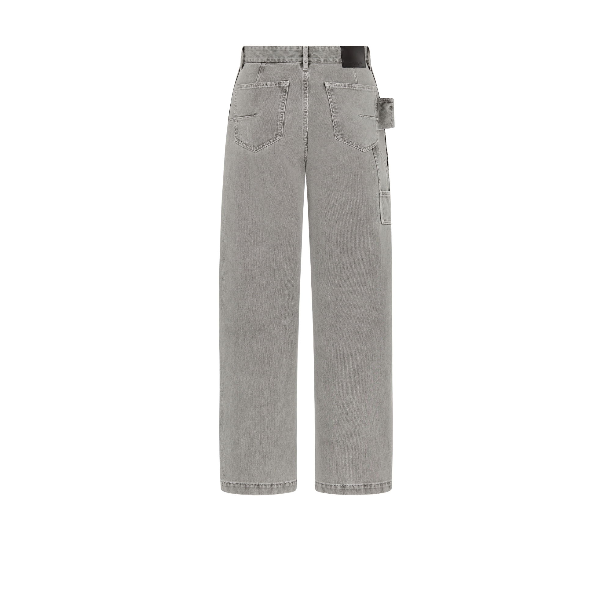 Cannage Carpenter Jeans Gray Cotton Twill E08