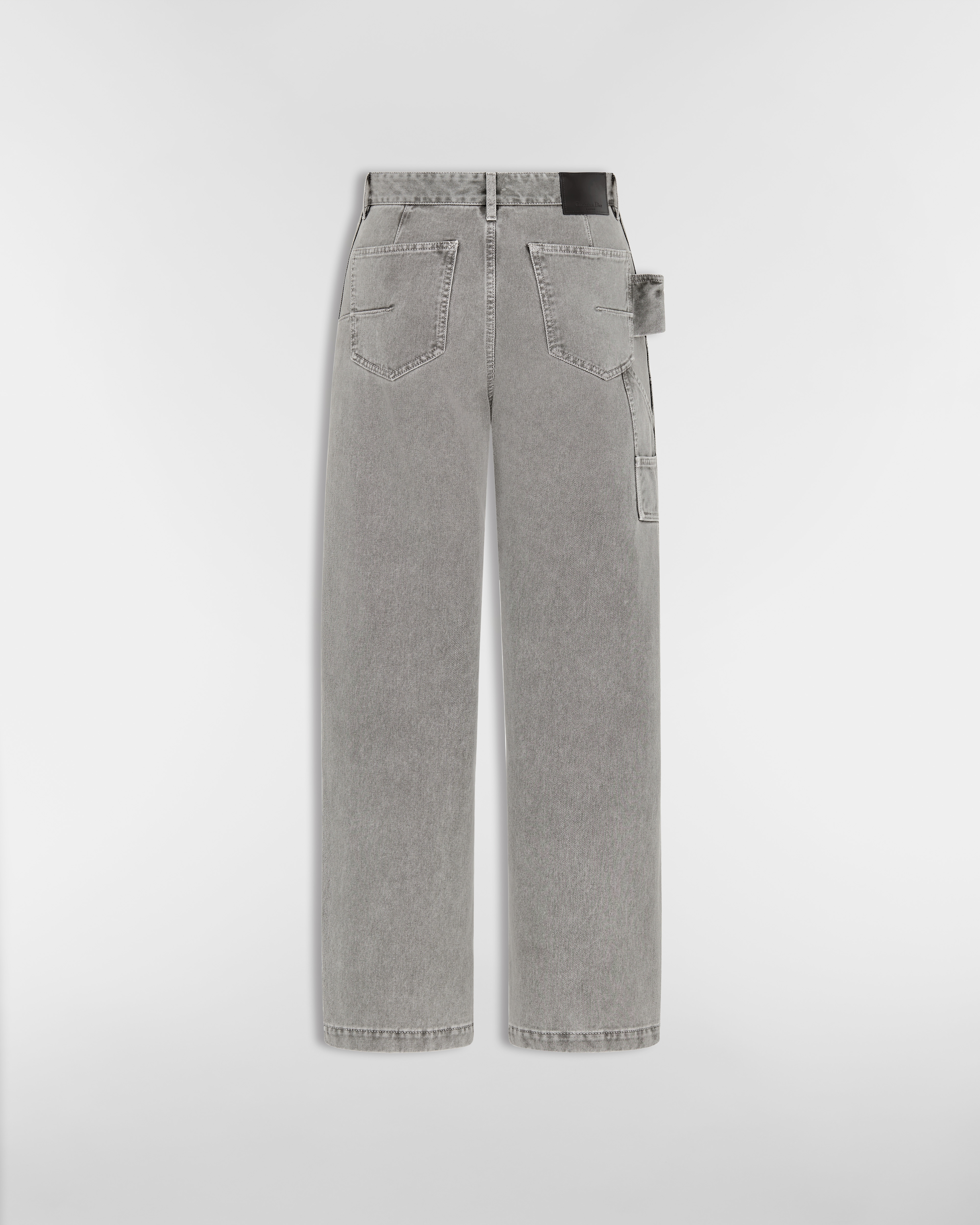 Cannage Carpenter Jeans Gray Cotton Twill E08