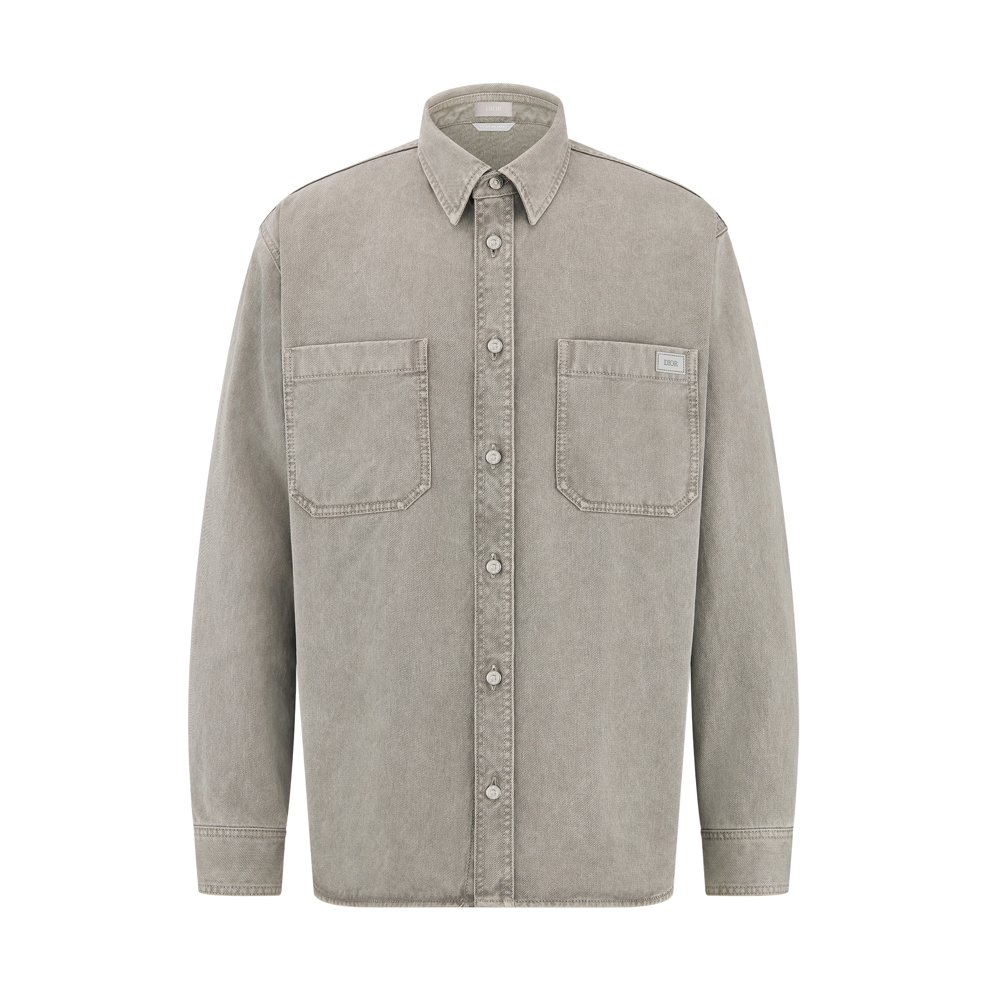DIOR | オーバーシャツ カナージュ コットンツイル