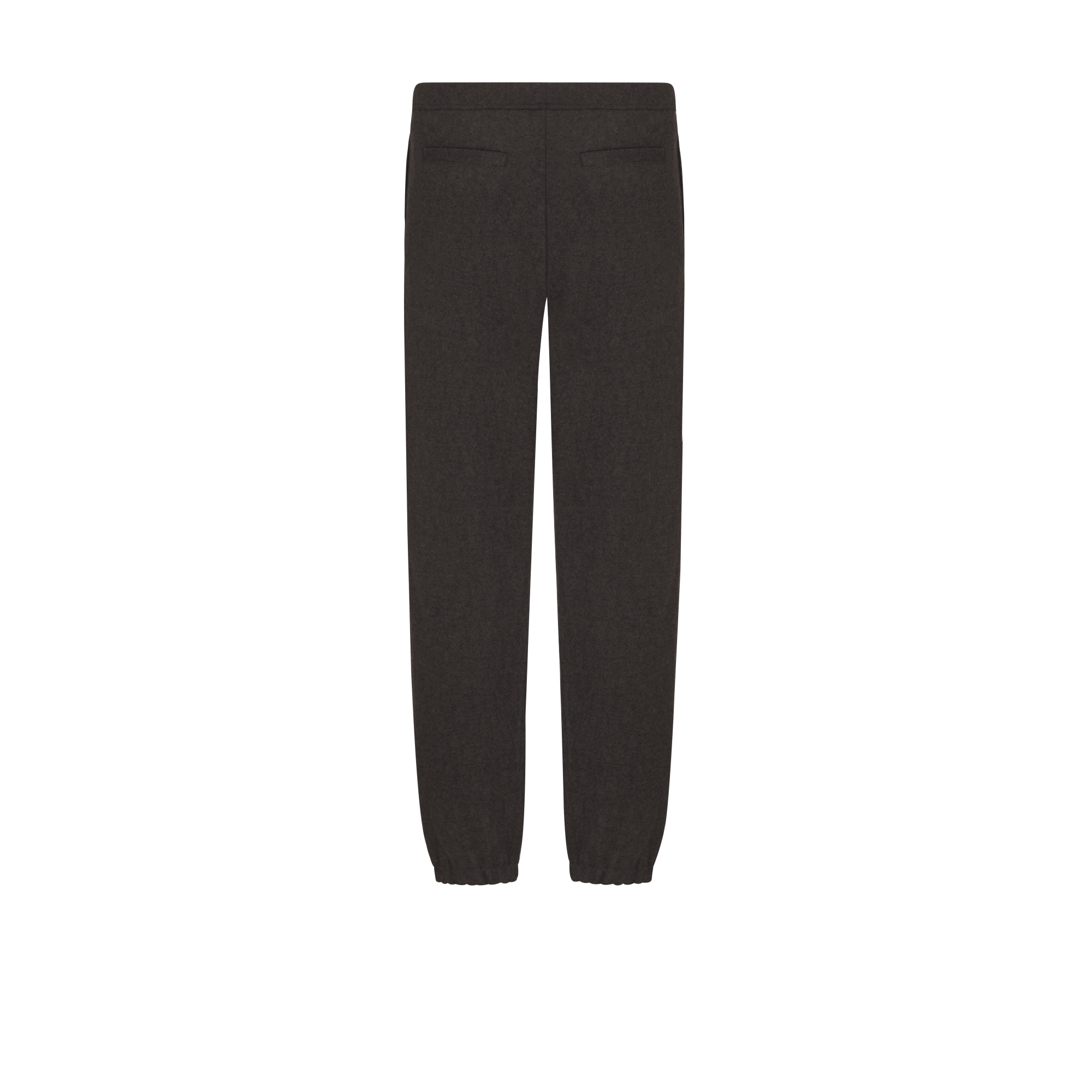 Dior Icons Track Pants Brown Cashmere and Wool Jacquard E08