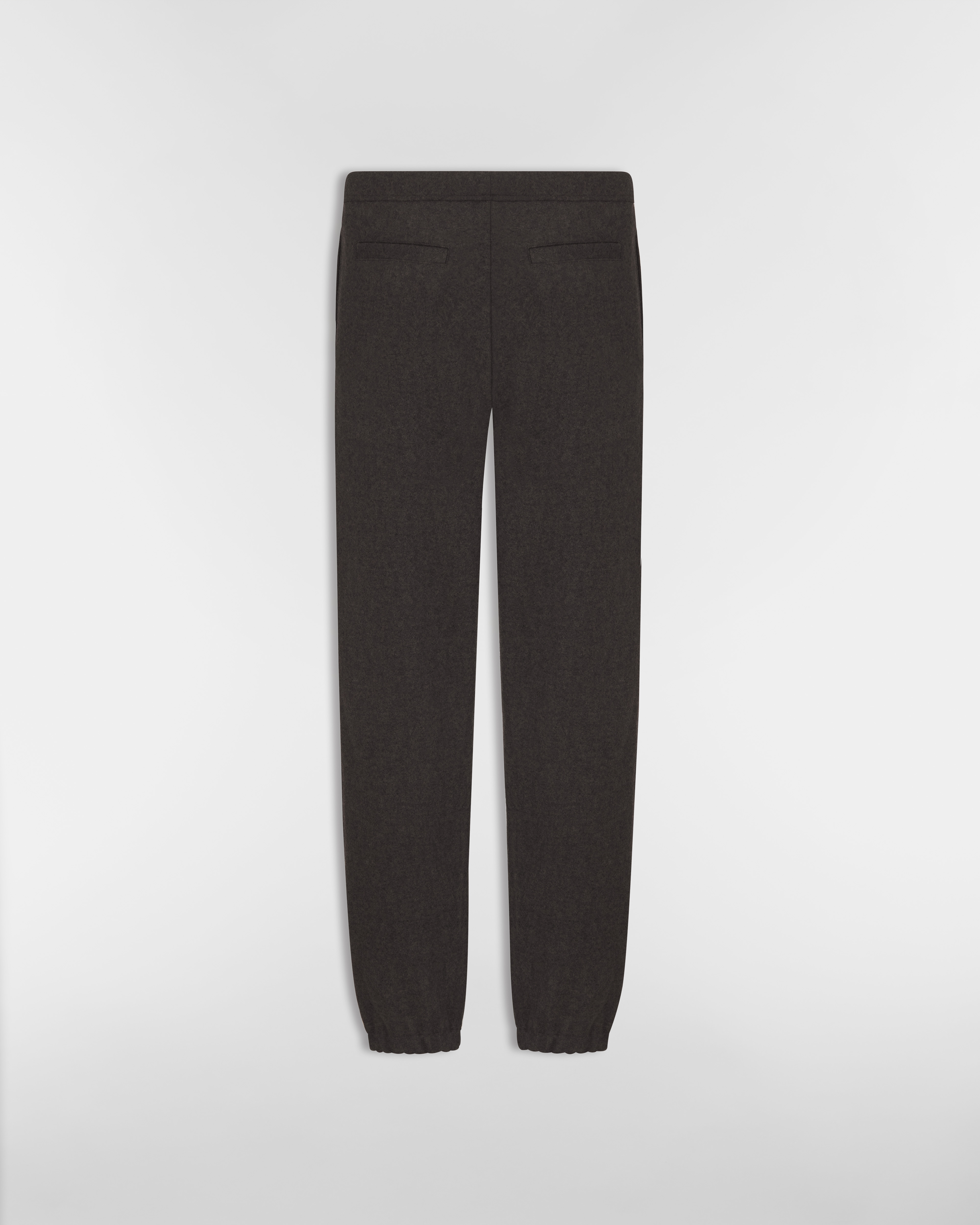 Pantaloni sportivi Dior Icons Jacquard di cachemire e lana marrone E08