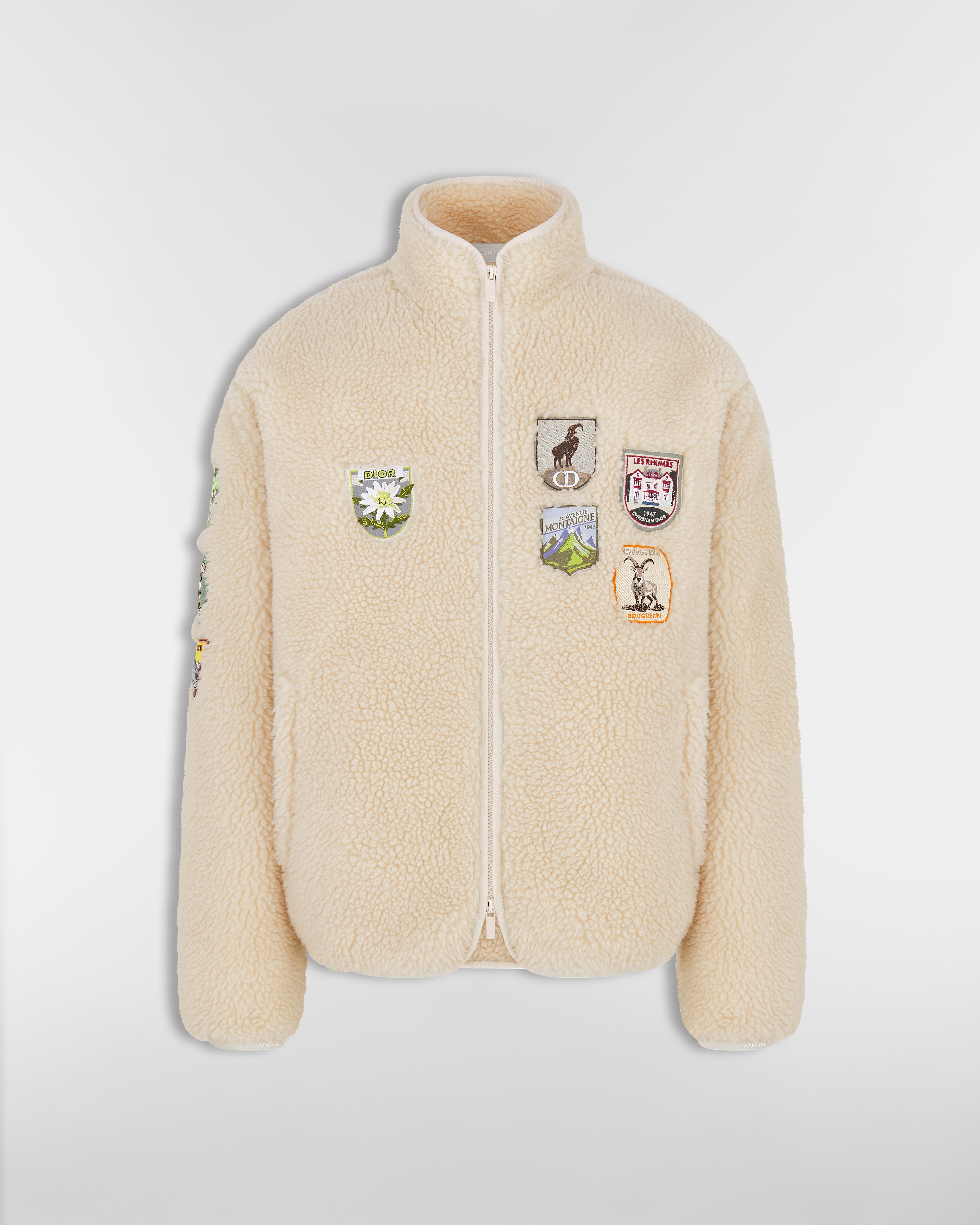 Dior Mountain Fleece Ivory Technical Fleece E01