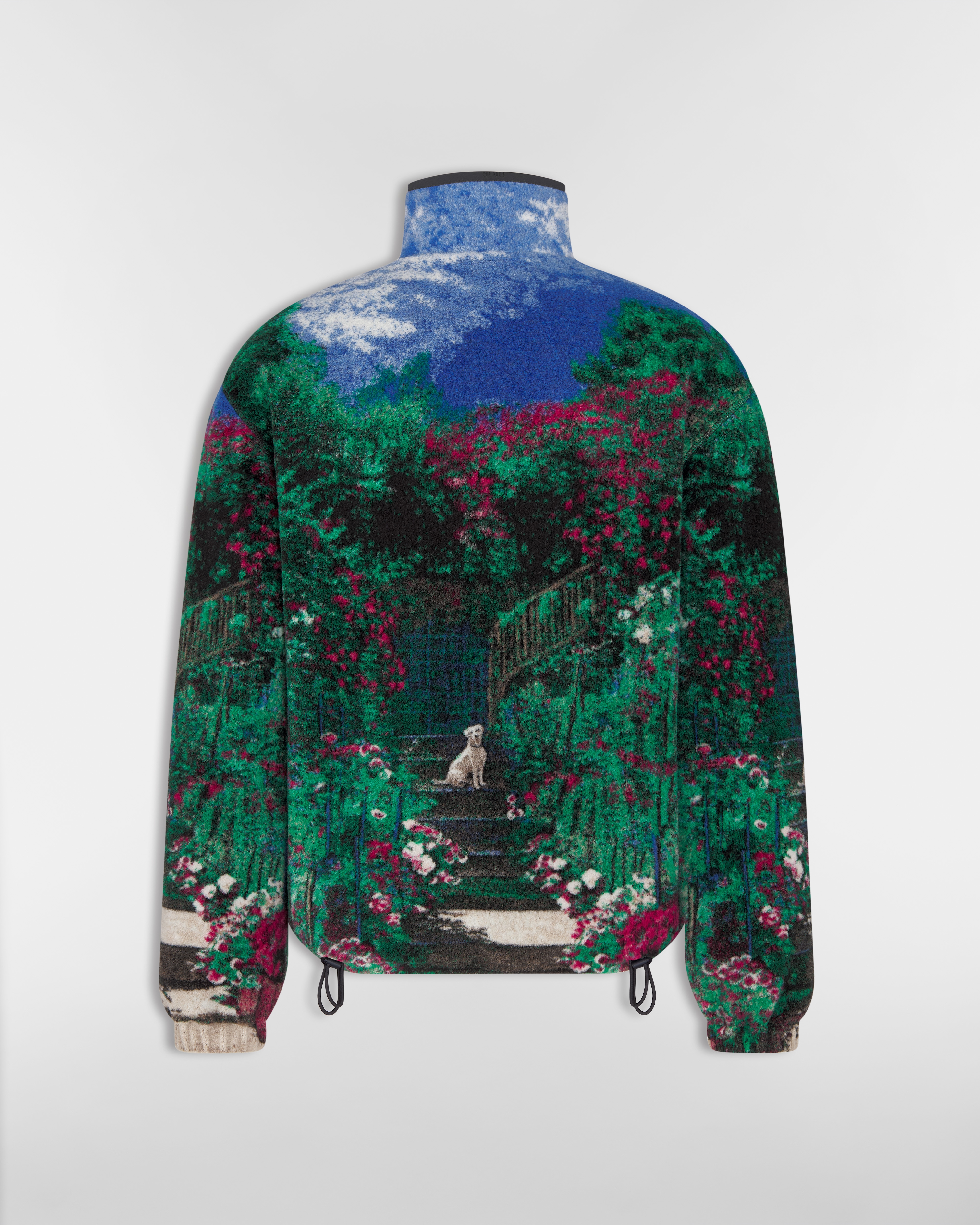 Felpa Dior Garden Pile di misto lana vergine multicolore E08