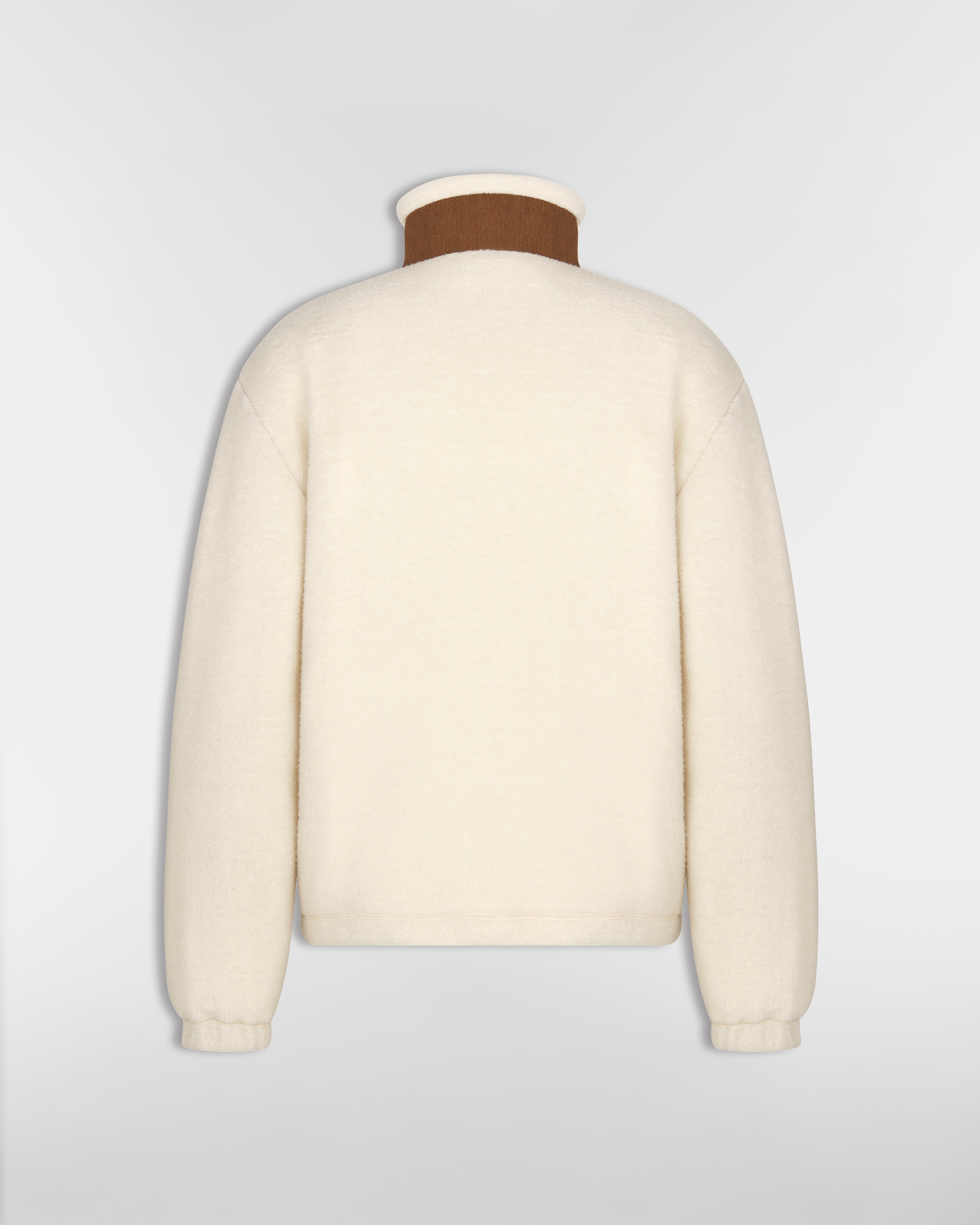 Dior Icons Sweatshirt White Cashmere-Virgin Wool Fleece E08