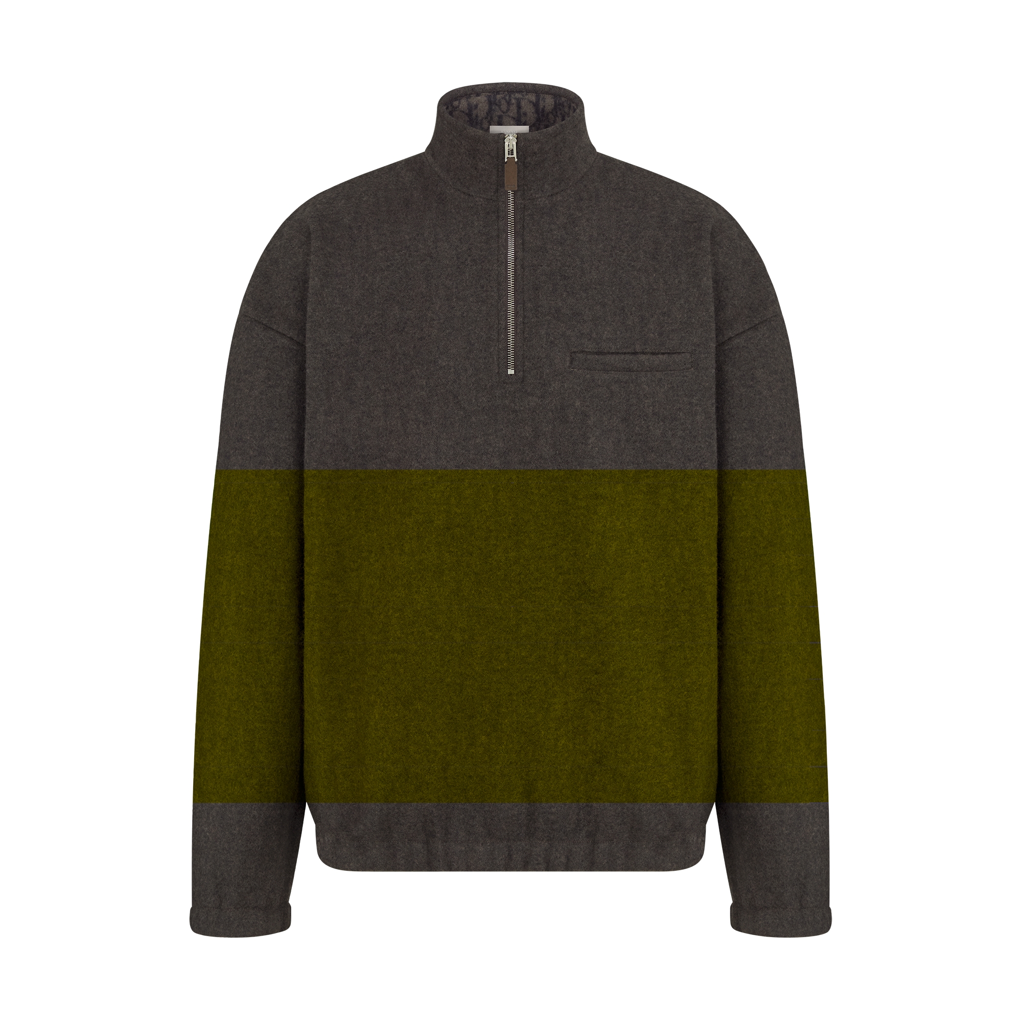 Dior Icons Sweatshirt Brown Cashmere and Wool Jacquard | DIOR