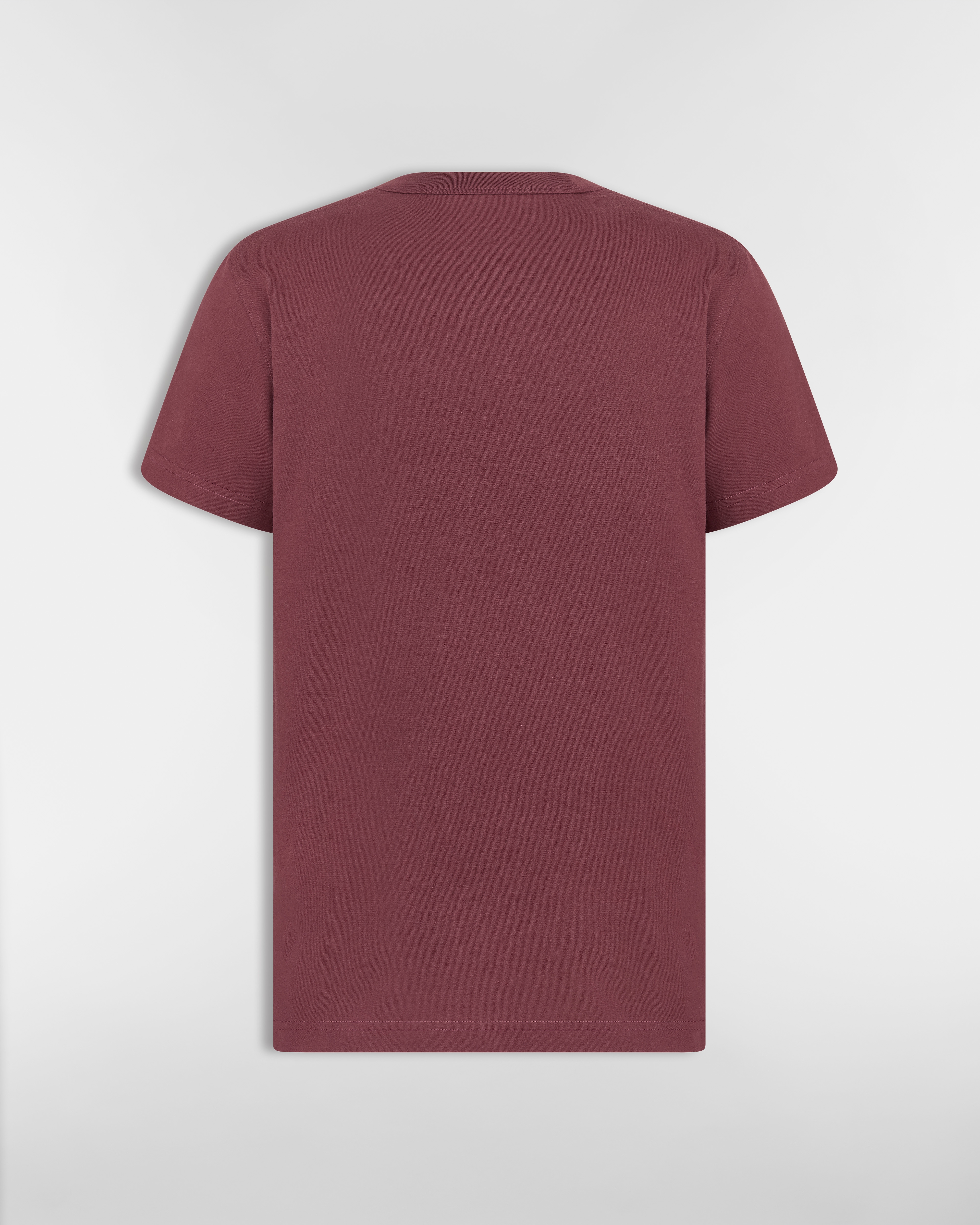 T-shirt Dior Ribbon, coupe regular Jersey de coton bordeaux E08