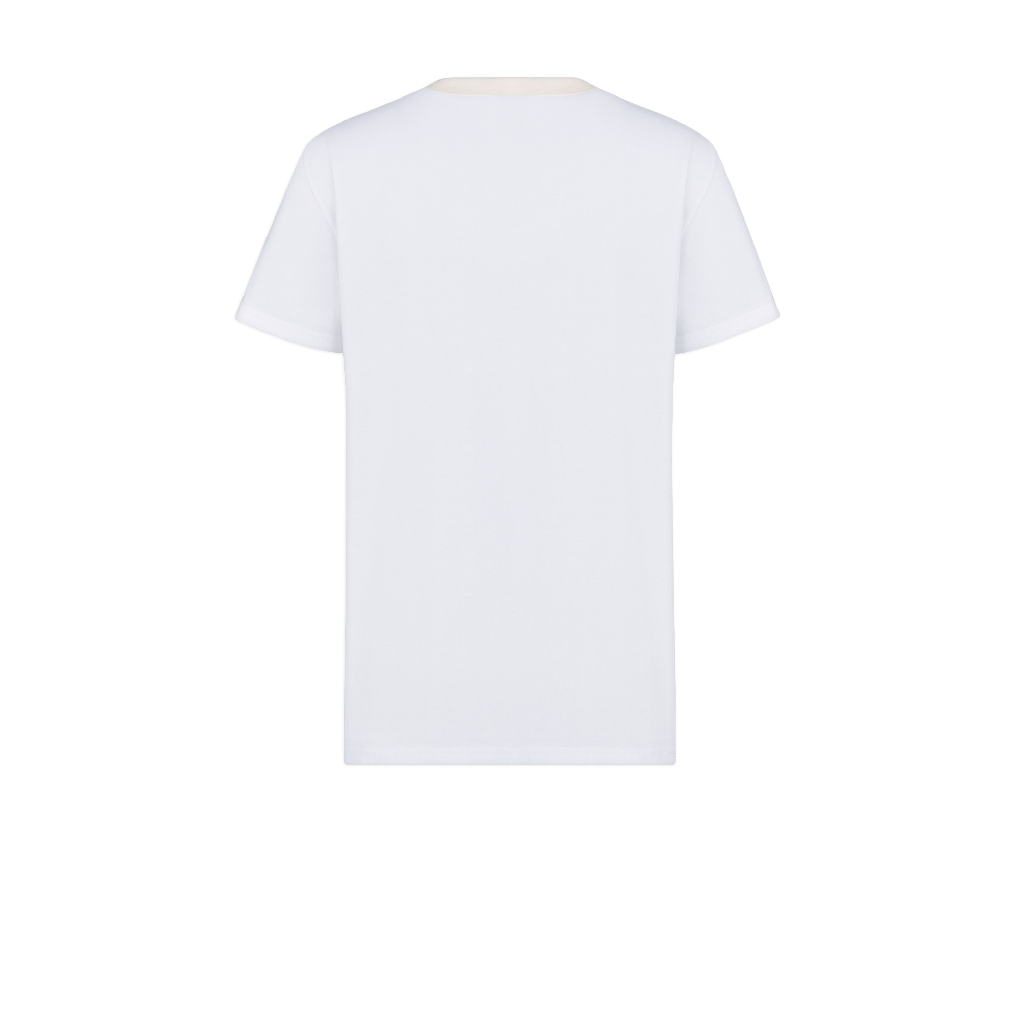 Christian Dior Couture T-Shirt, Regular Fit White Cotton Jersey E08