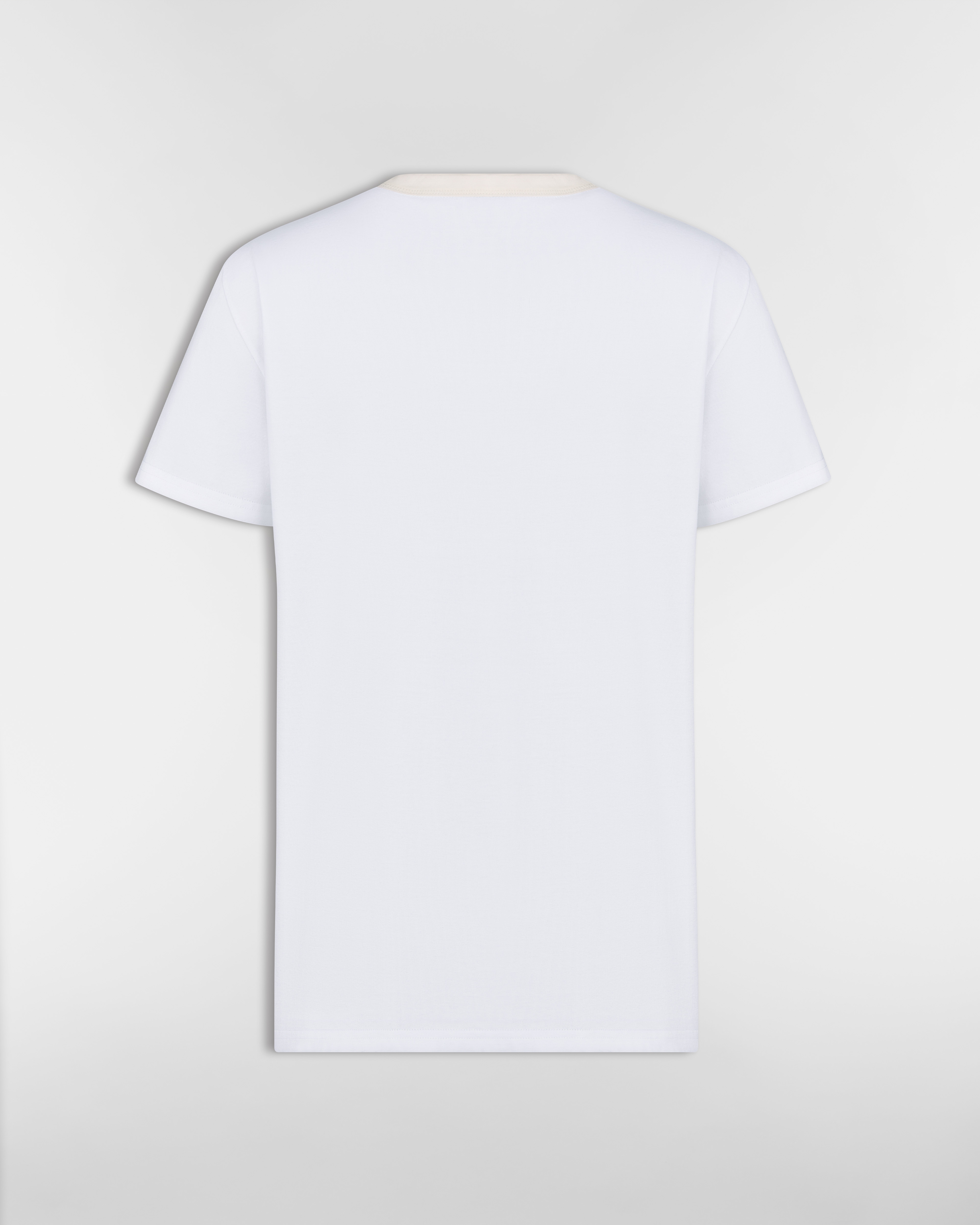 Christian Dior Couture T-Shirt, Regular Fit White Cotton Jersey E08