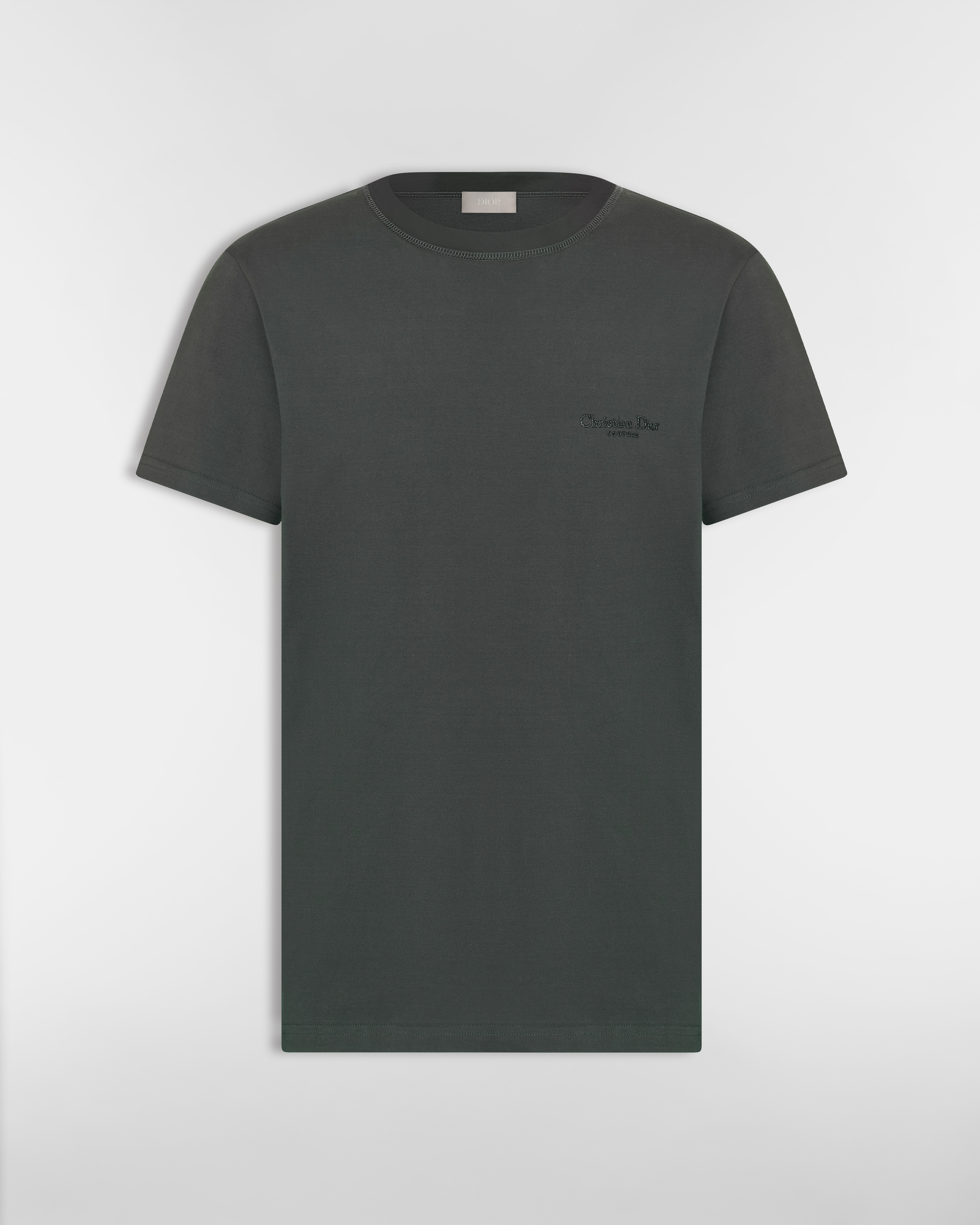 Christian Dior Couture T-Shirt, Regular Fit Baumwolljersey in Grau E01