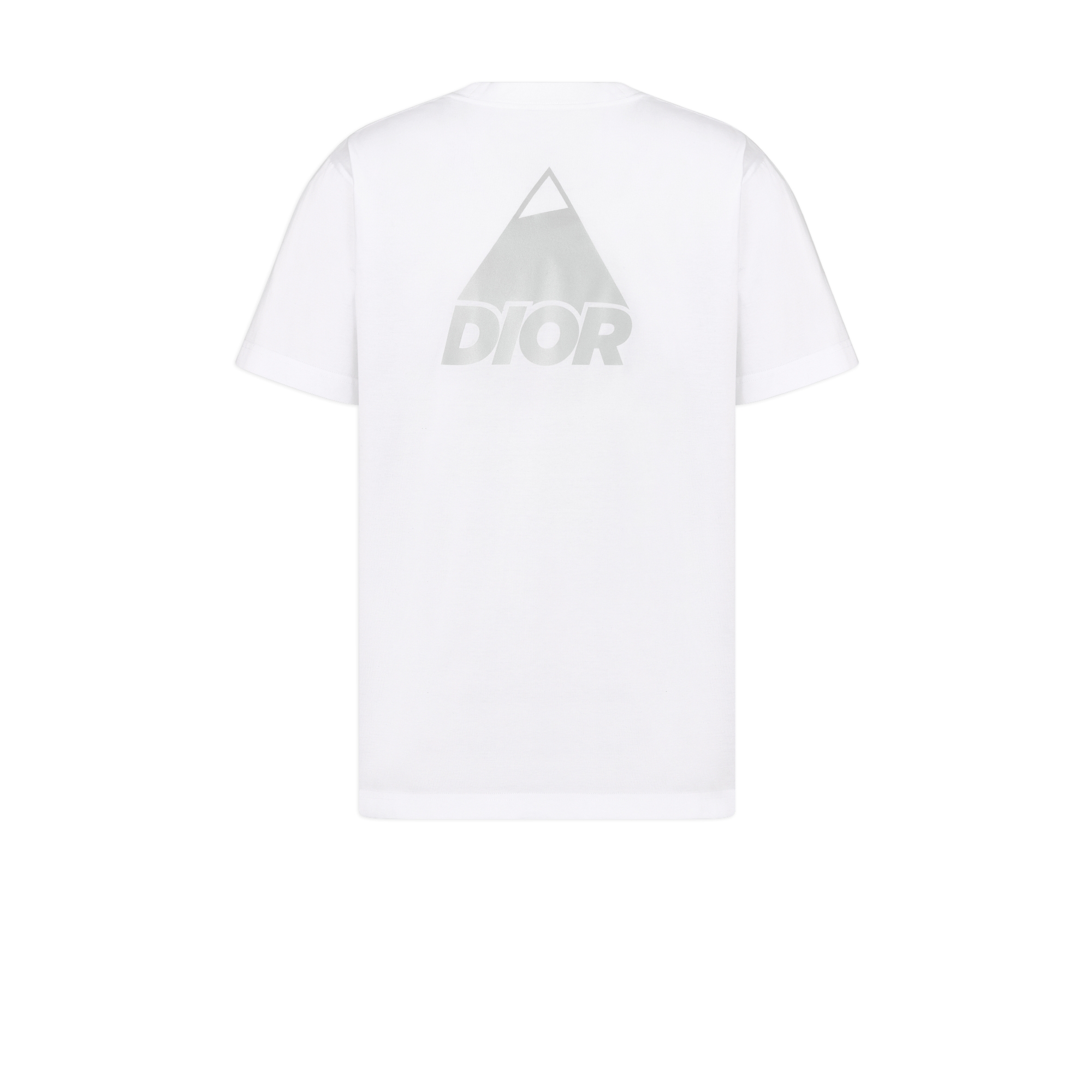 DIOR AND DESCENTE T-Shirt, Relaxed Fit Baumwolljersey in Weiß E08