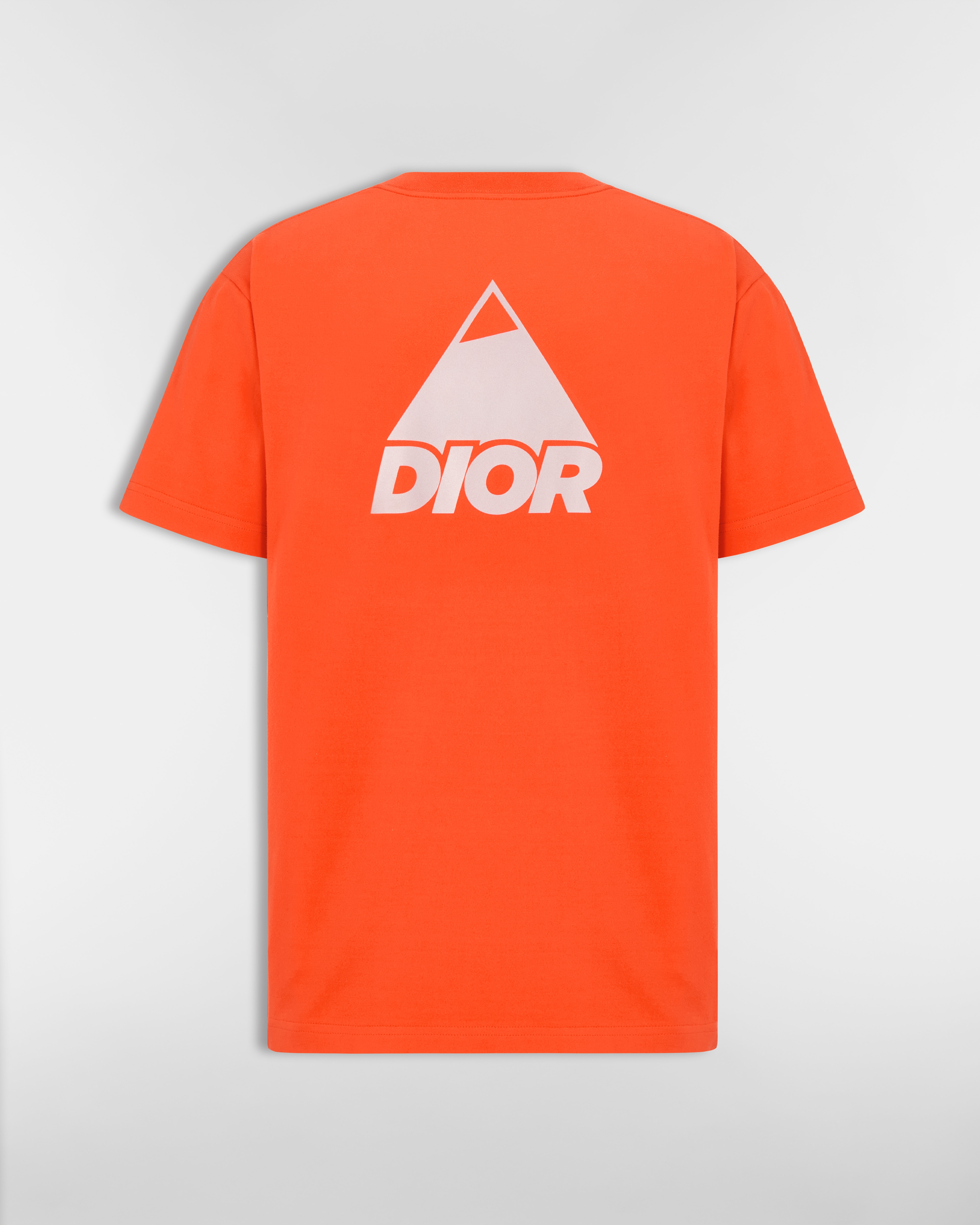 DIOR AND DESCENTE T-Shirt, Relaxed Fit Baumwolljersey in Orange E08