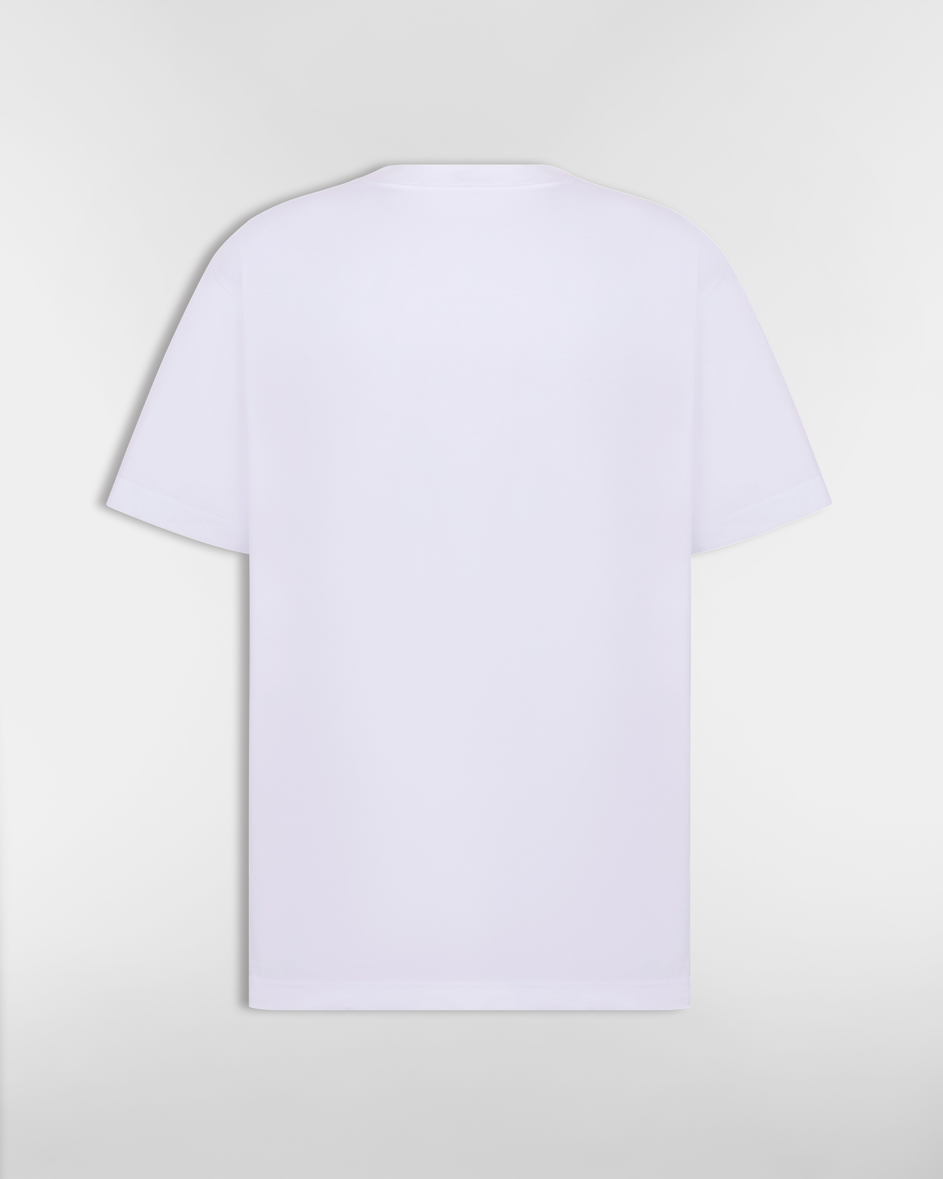 Dior Mountain T-Shirt, Relaxed Fit White Cotton Jersey E08