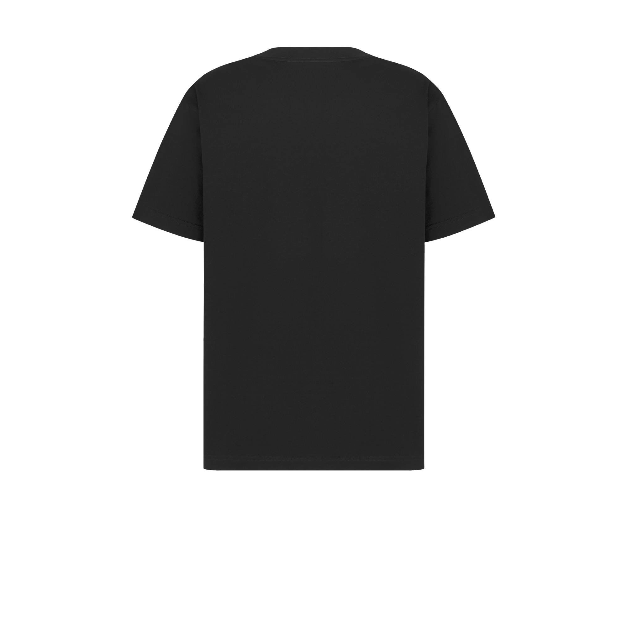 Dior Mountain T-Shirt, Relaxed Fit Black Cotton Jersey E08