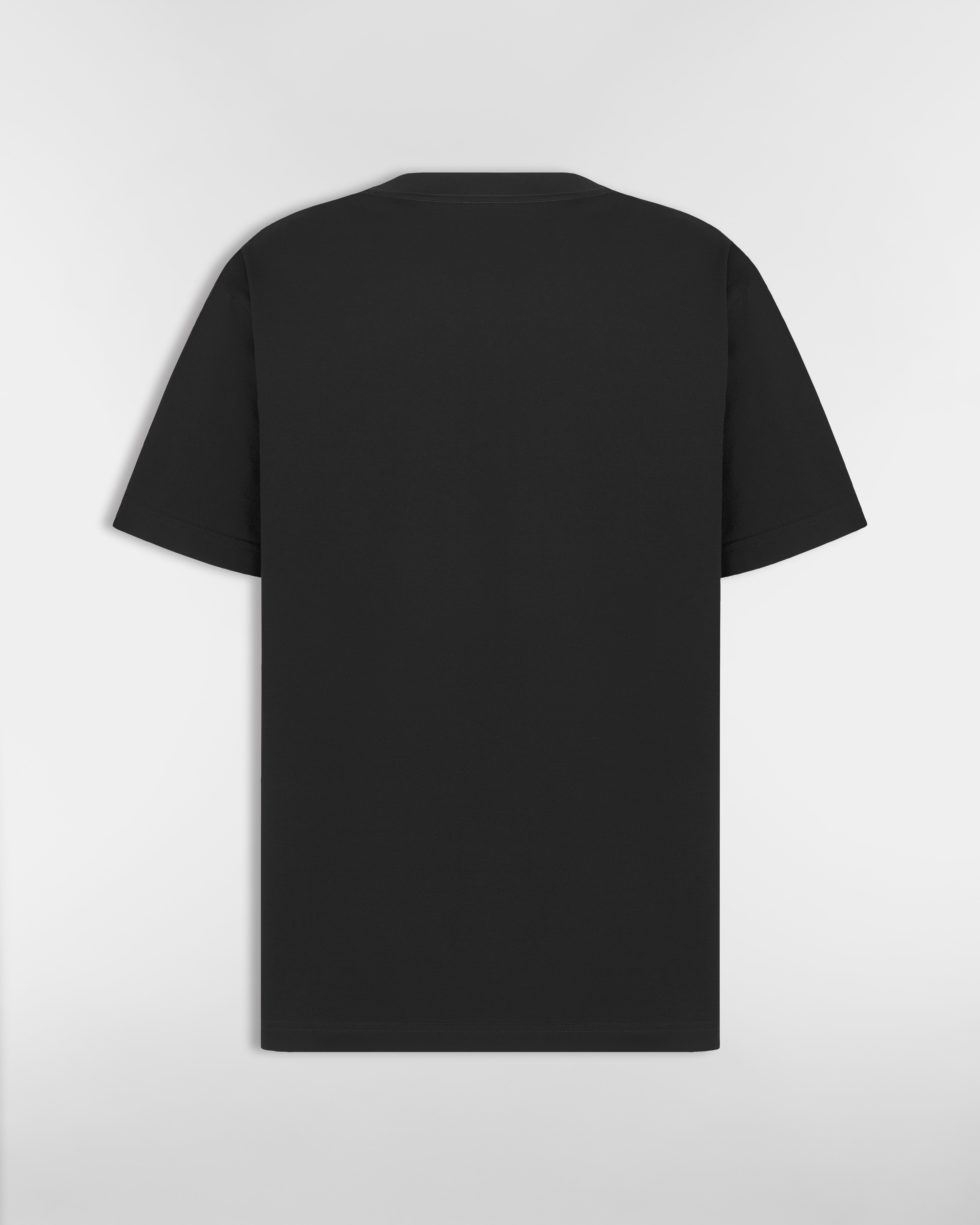 Dior Mountain T-Shirt, Relaxed Fit Black Cotton Jersey E08