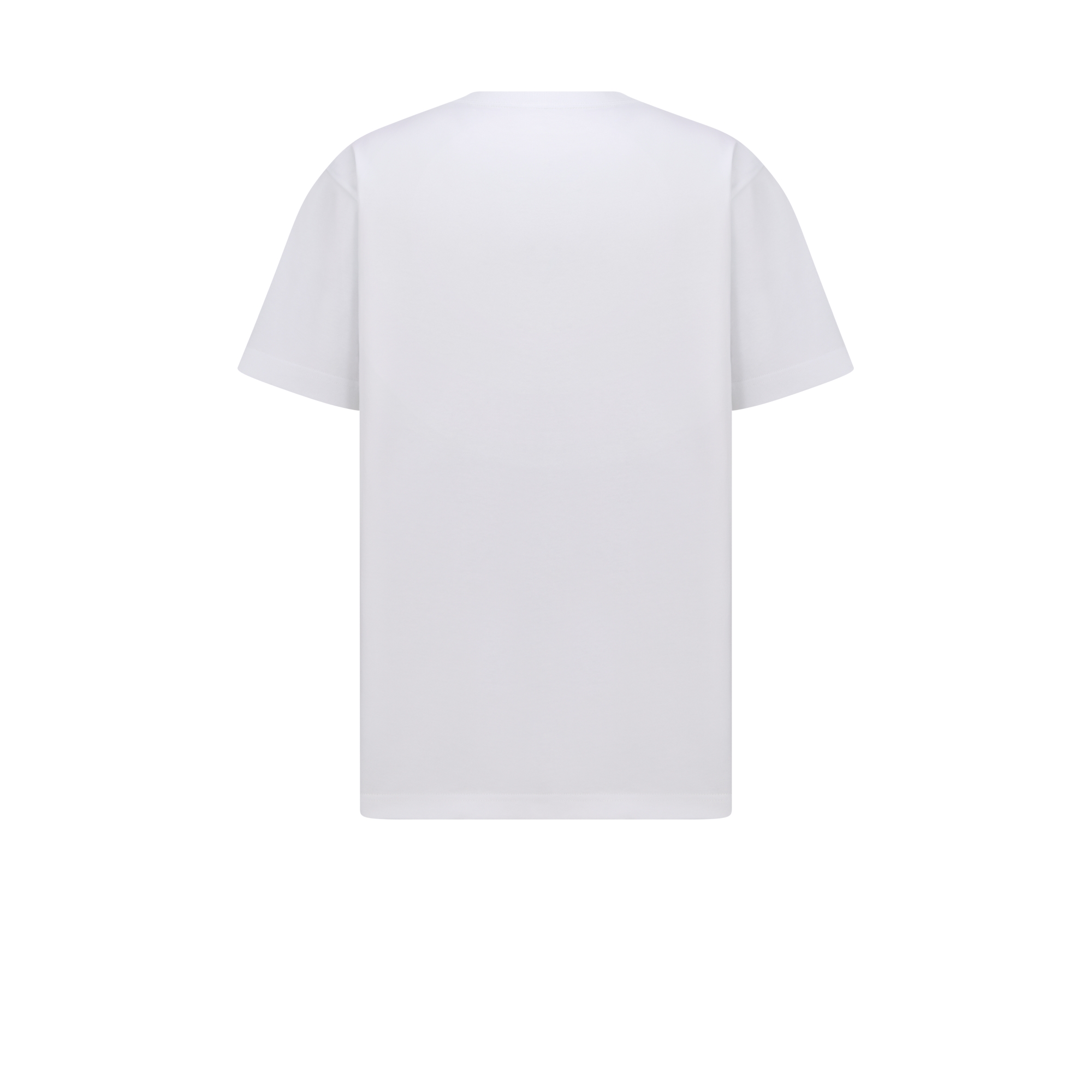 CD Box T-Shirt, Relaxed Fit White Cotton Jersey E08