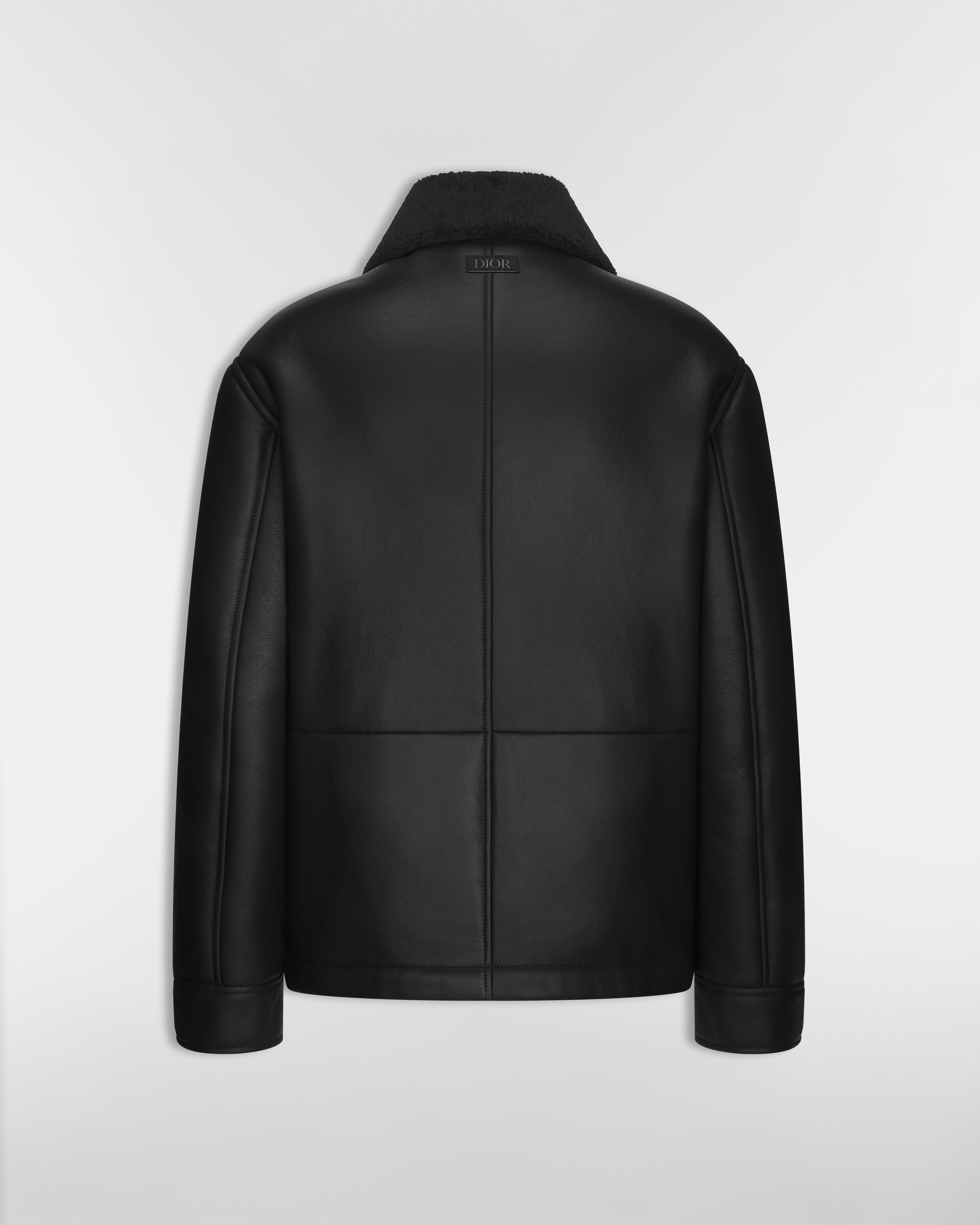 Dior Icons Parka Black Lambskin Shearling E08